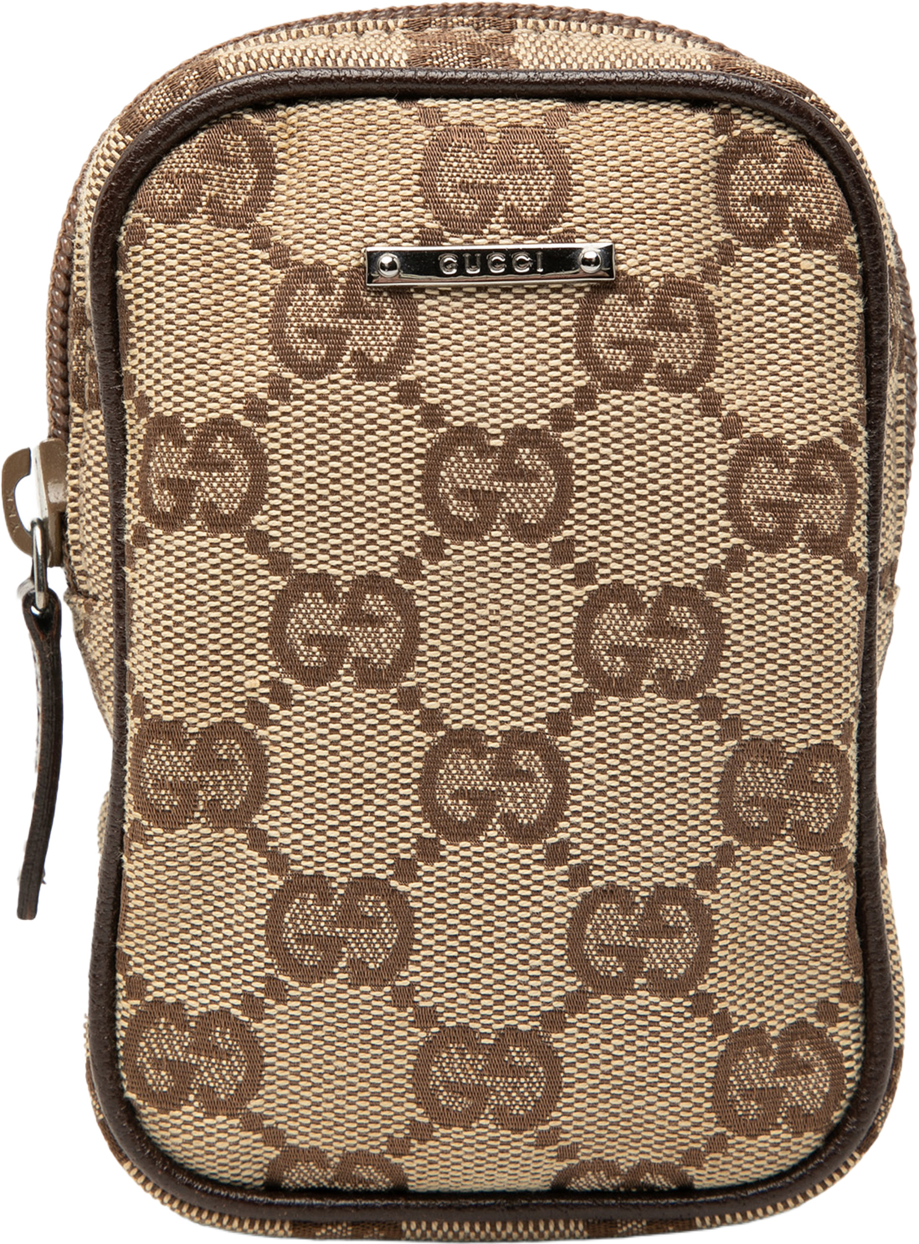 Gucci Gg Canvas Cigarette Pouch, från Luxclusif, i färgen beige. Klicka för att öppna bilden i stort format