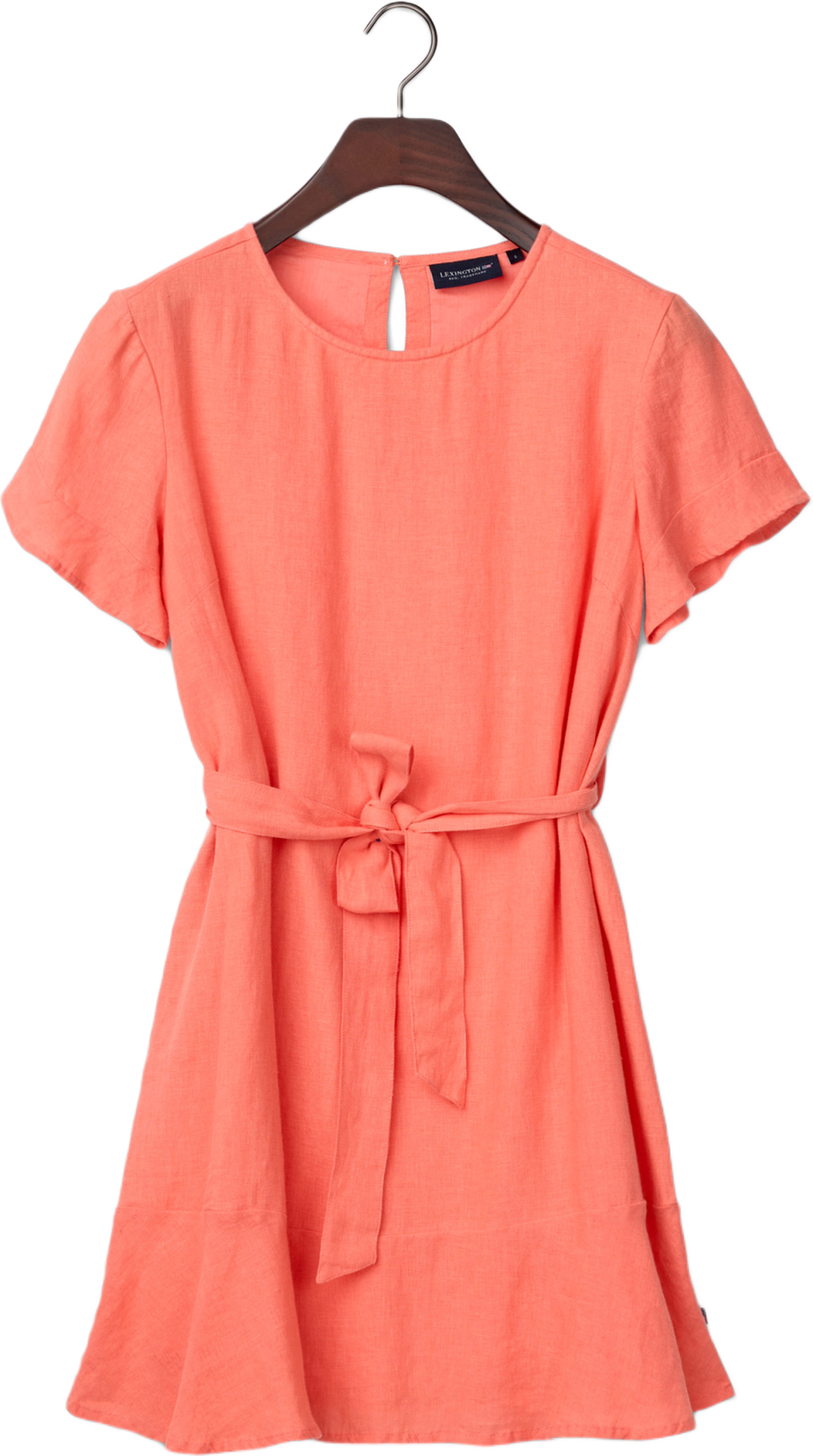 Belted Linen Dress