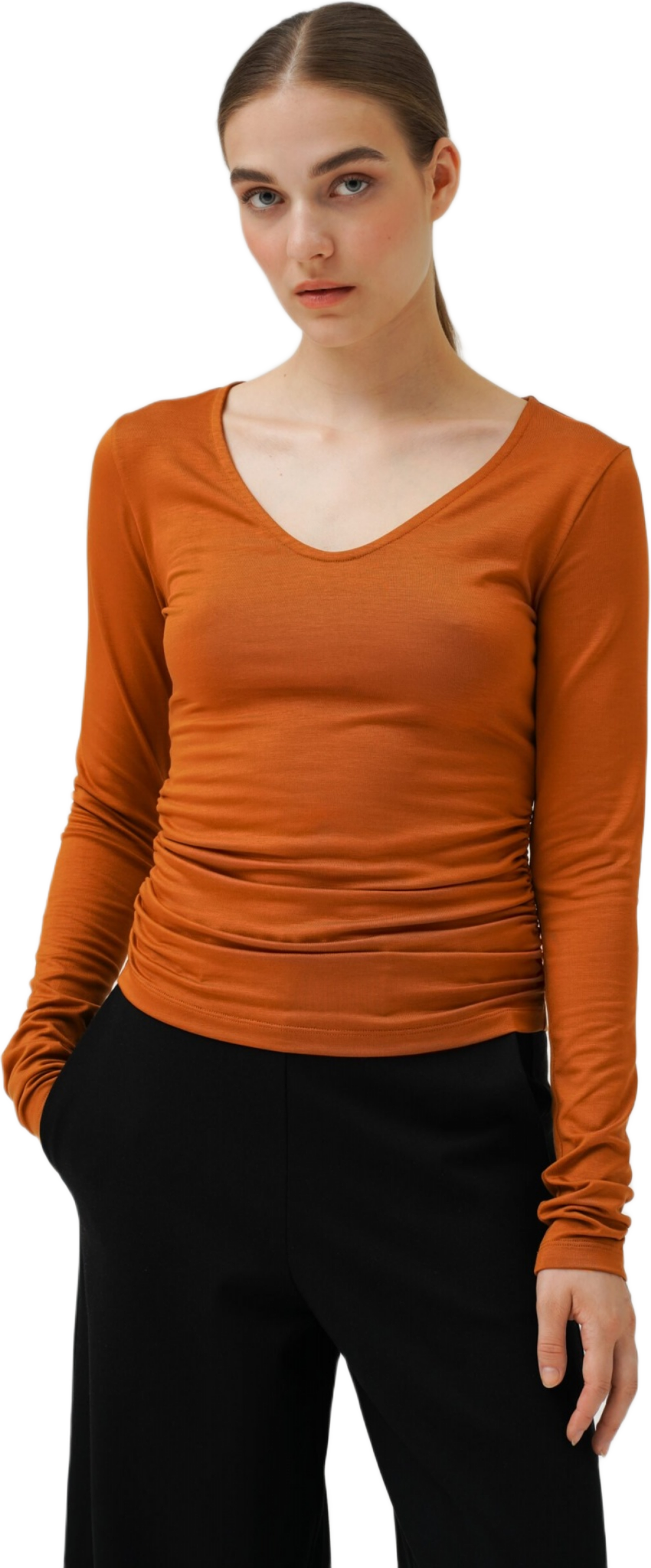 Bay Top - Almond, från Residus, i färgen orange. Klicka för att öppna bilden i stort format