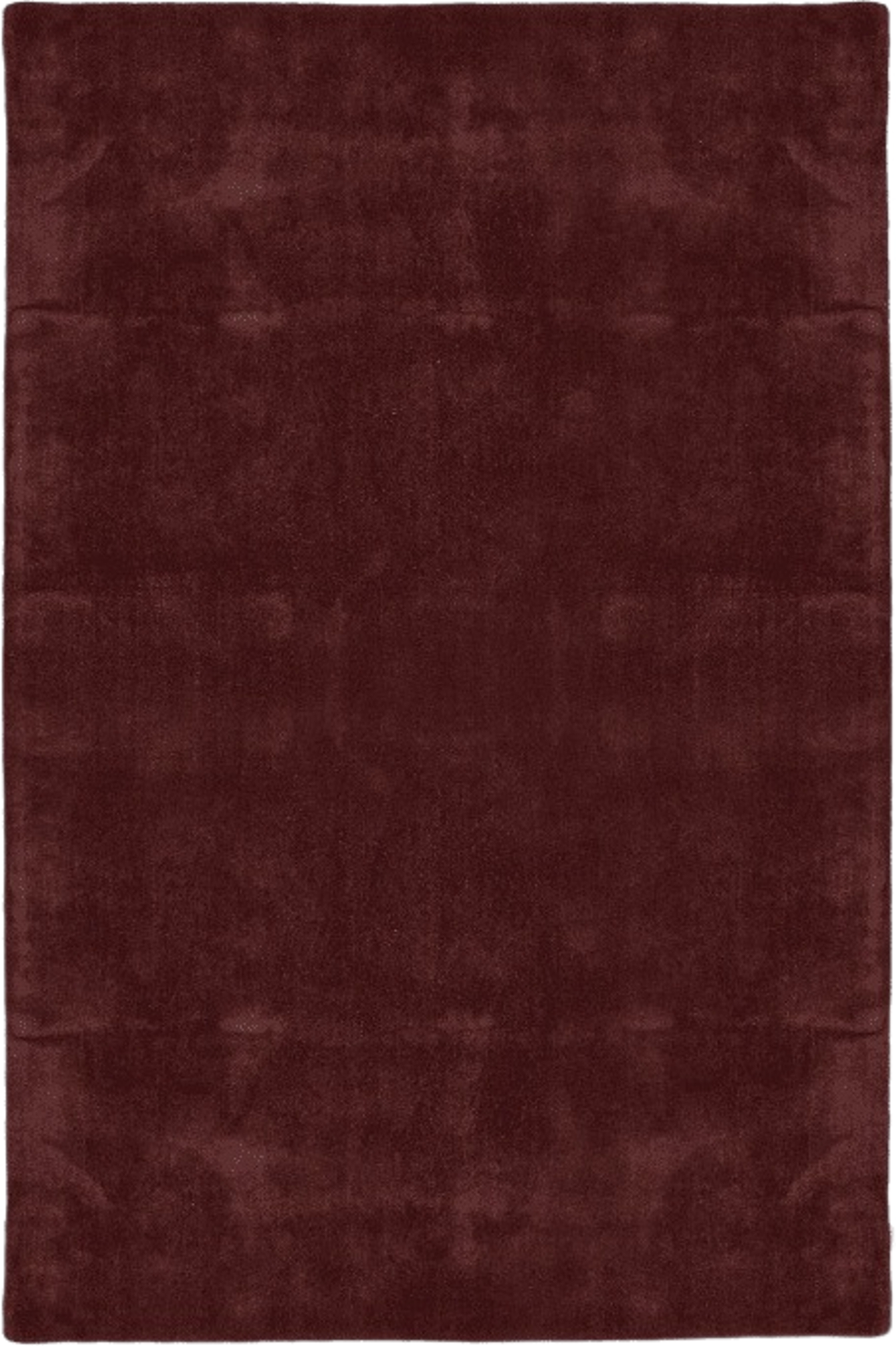 Ullmatta Solid 200x300cm, från Classic Collection, i färgen vinröd.