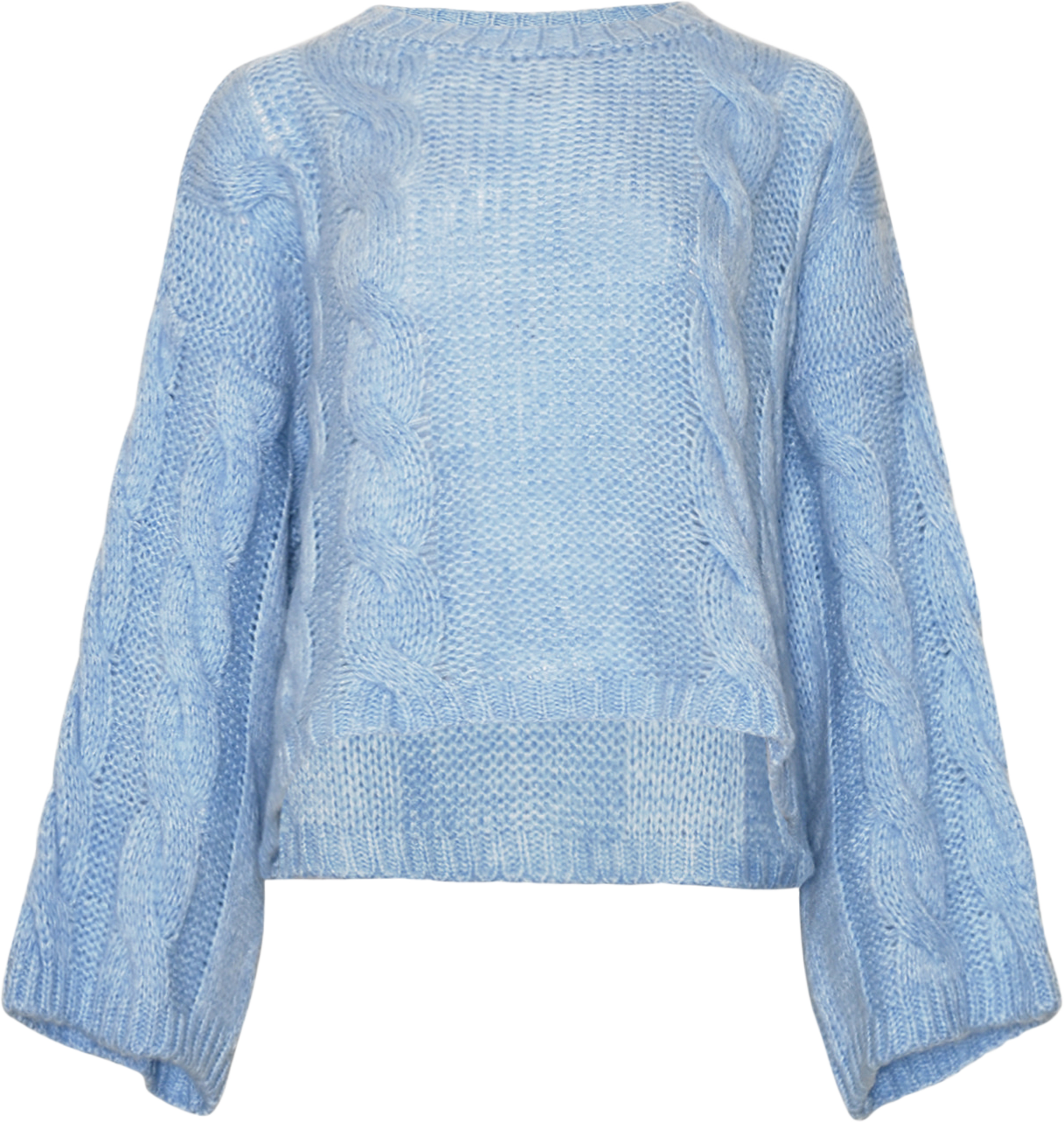 Lyza Sh Knit - Light Blue, från Noella, i färgen light blue. Klicka för att öppna bilden i stort format