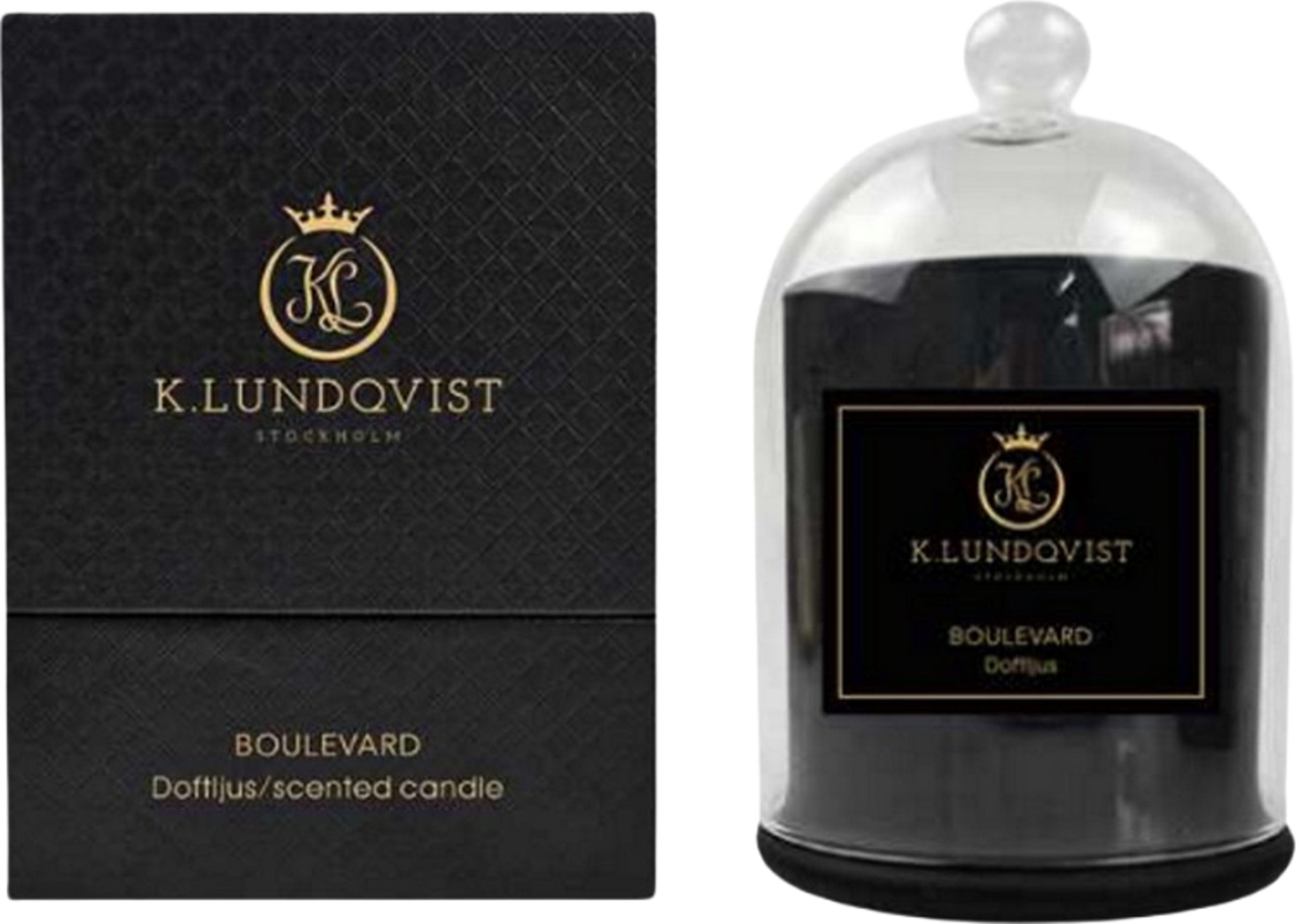 K. Lundqvist Doftljus Med Glaskupa Boulevard