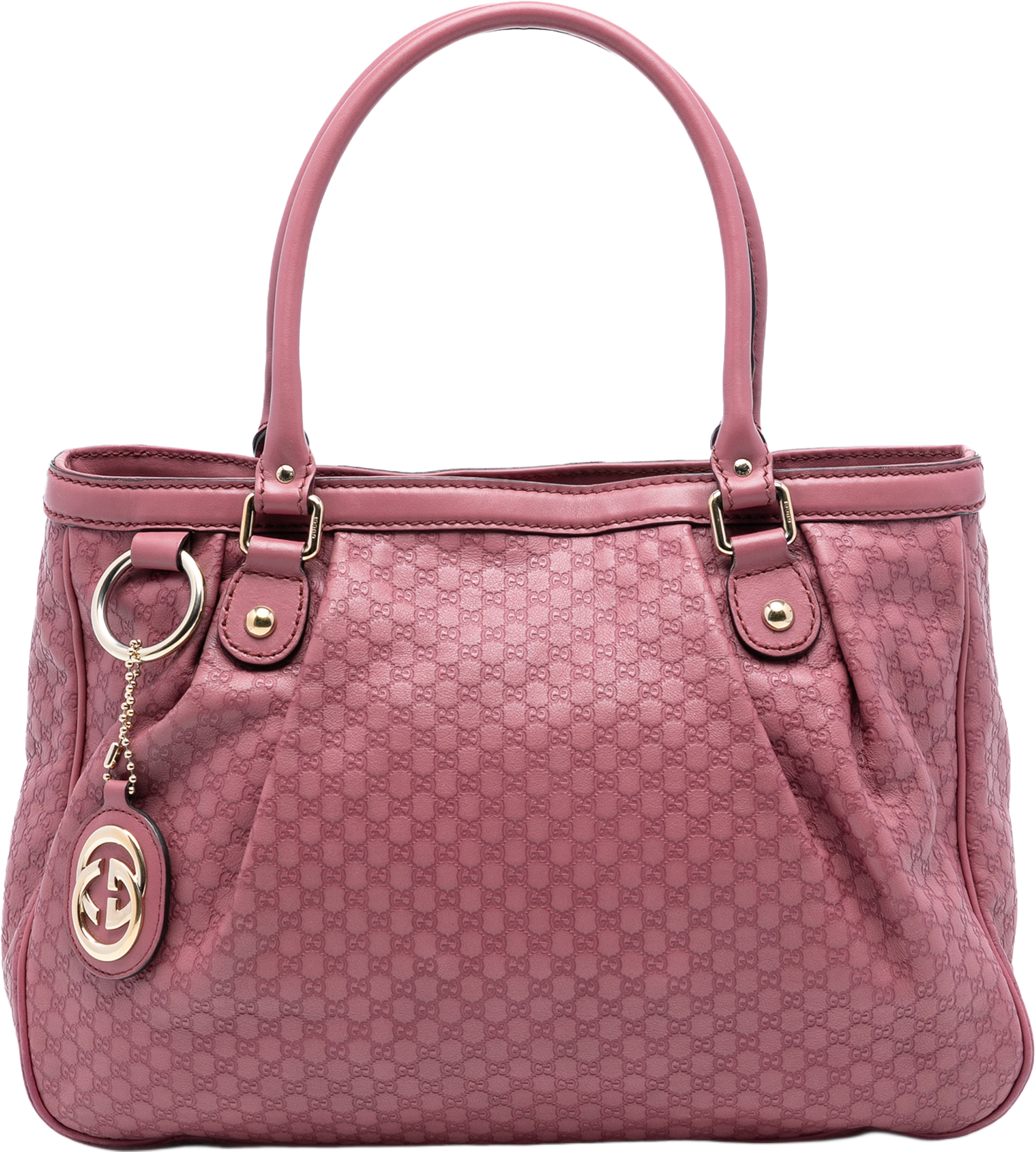 Gucci Microguccissima Sukey Tote, från Luxclusif, i färgen pink. Klicka för att öppna bilden i stort format