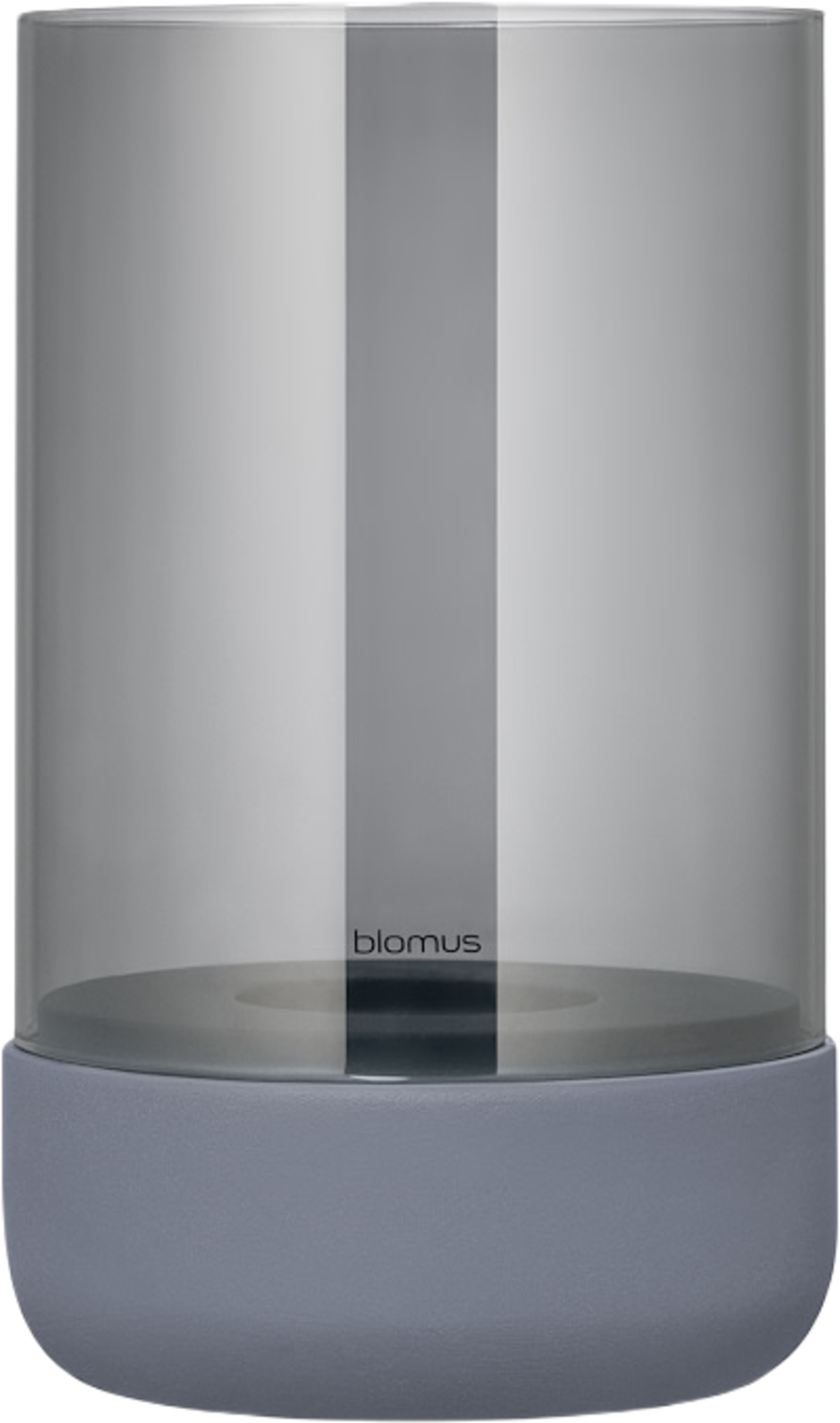 Calma Ljuslykta Medium 20 Cm Steel Gray Smoke