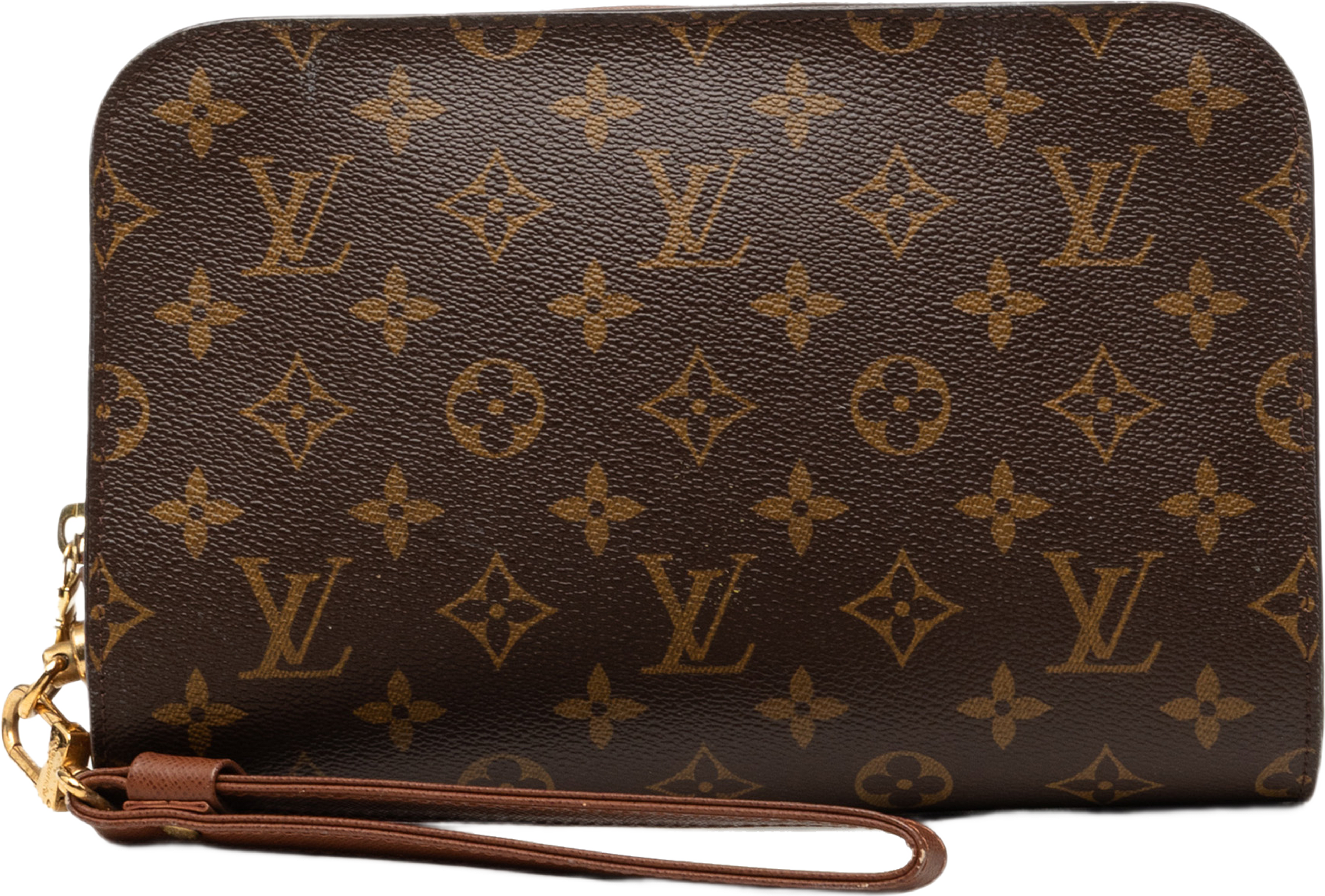 Louis Vuitton Monogram Orsay, från Luxclusif, i färgen brun. Klicka för att öppna bilden i stort format