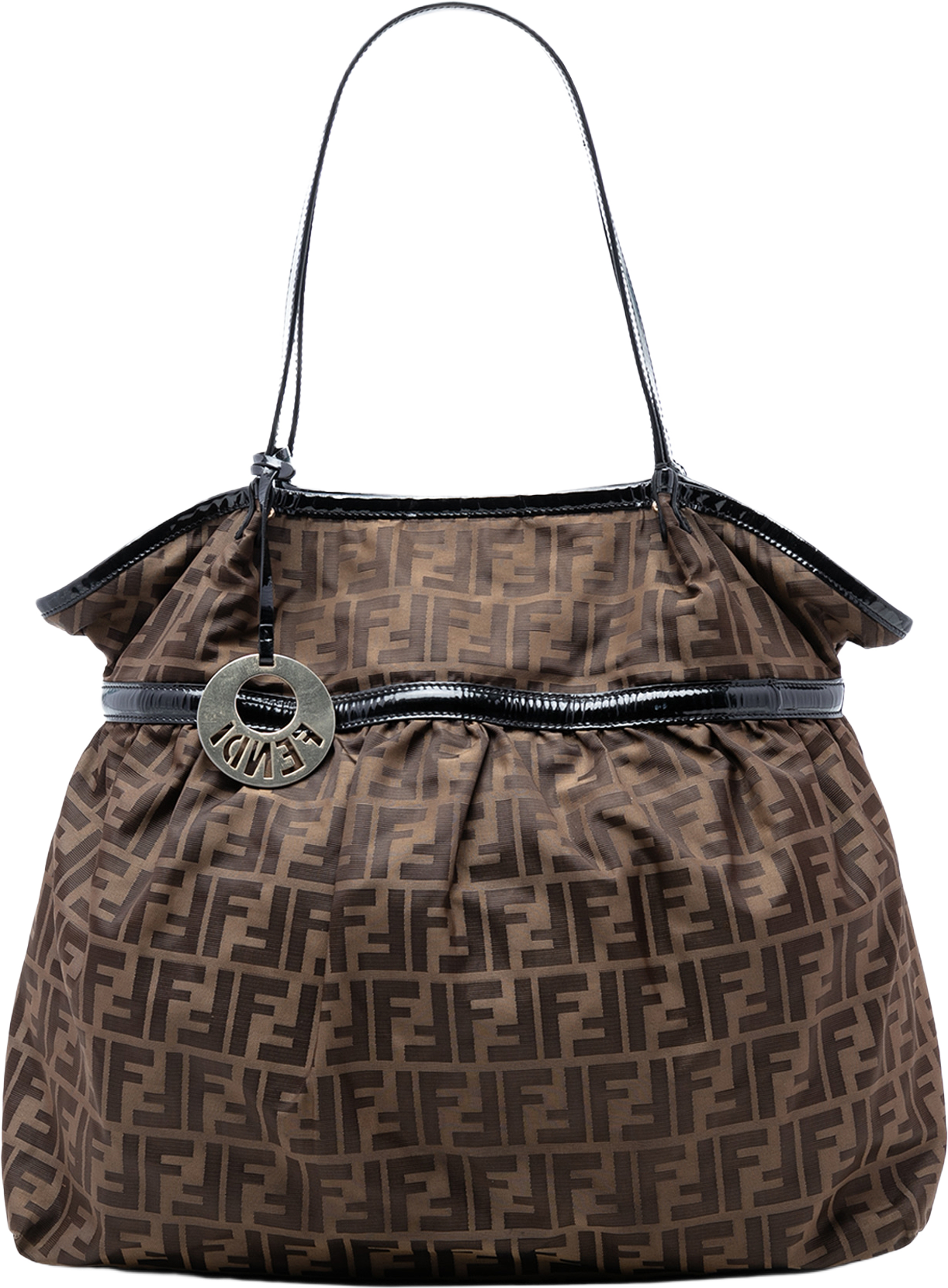 Fendi Zucca Canvas Chef Tote, från Luxclusif, i färgen brown. Klicka för att öppna bilden i stort format