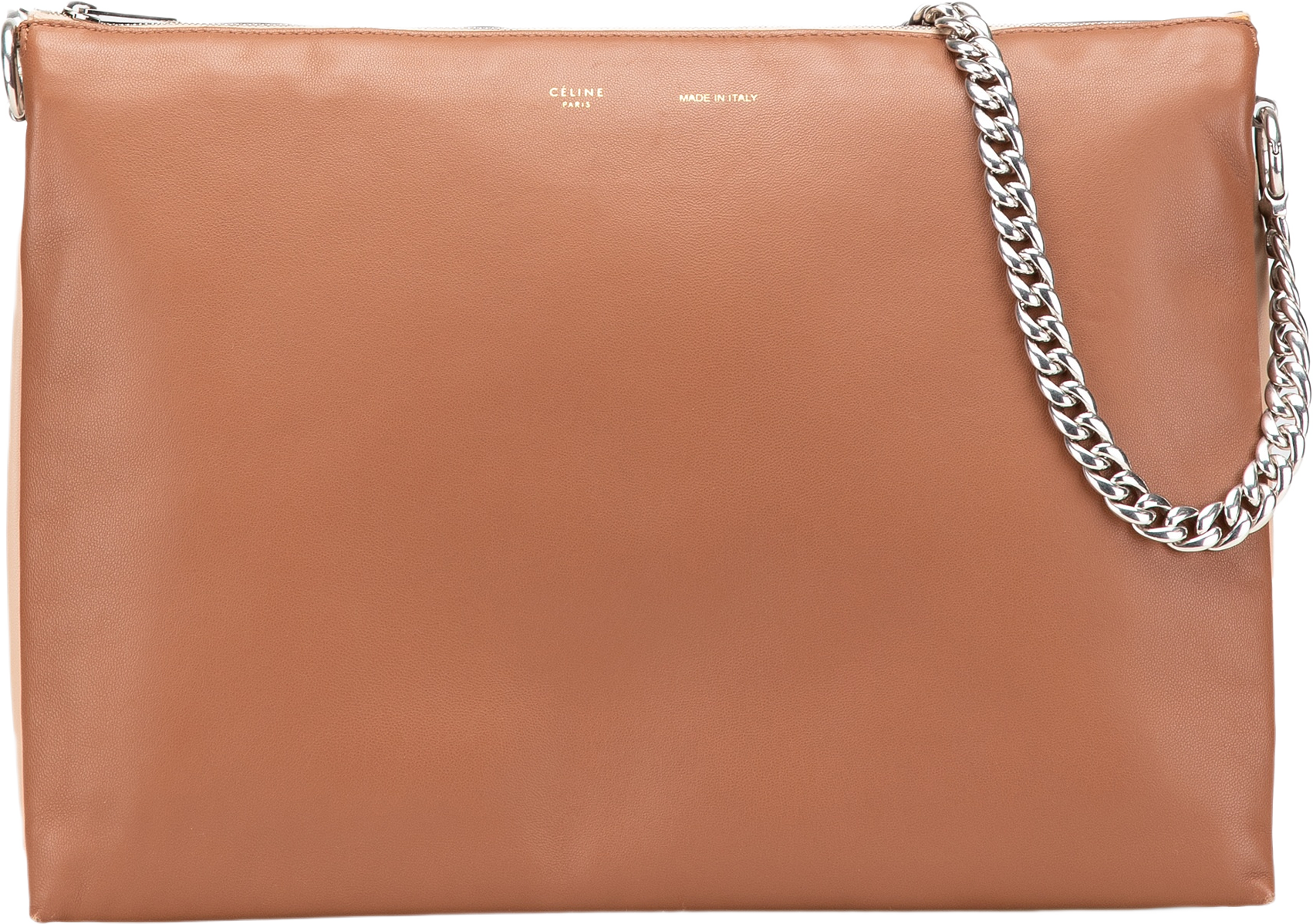 Celine Lambskin Soft Trio Shoulder Bag