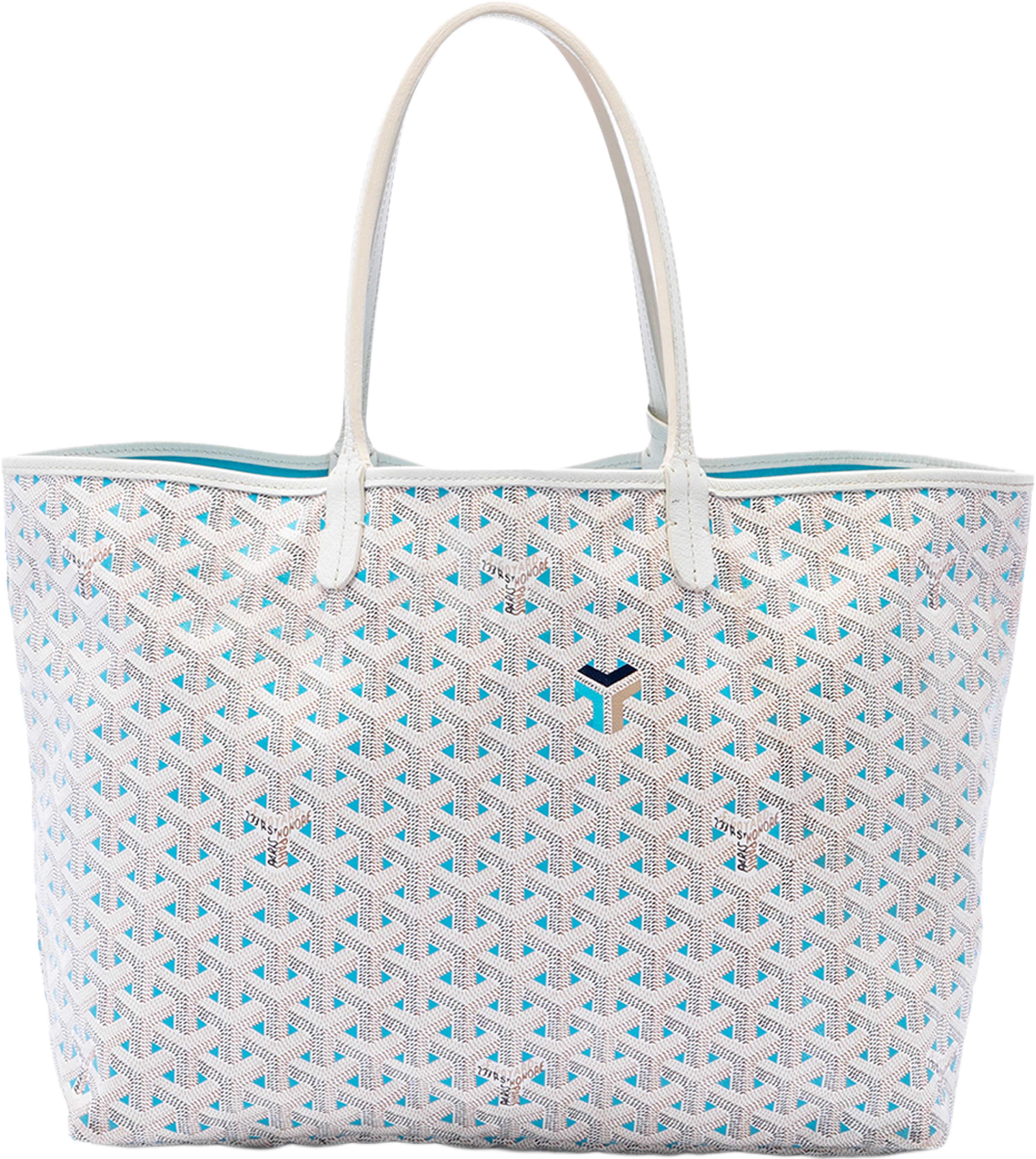 Goyard Goyardine Claire Voie Saint Louis Pm, från Luxclusif, i färgen vit. Klicka för att öppna bilden i stort format