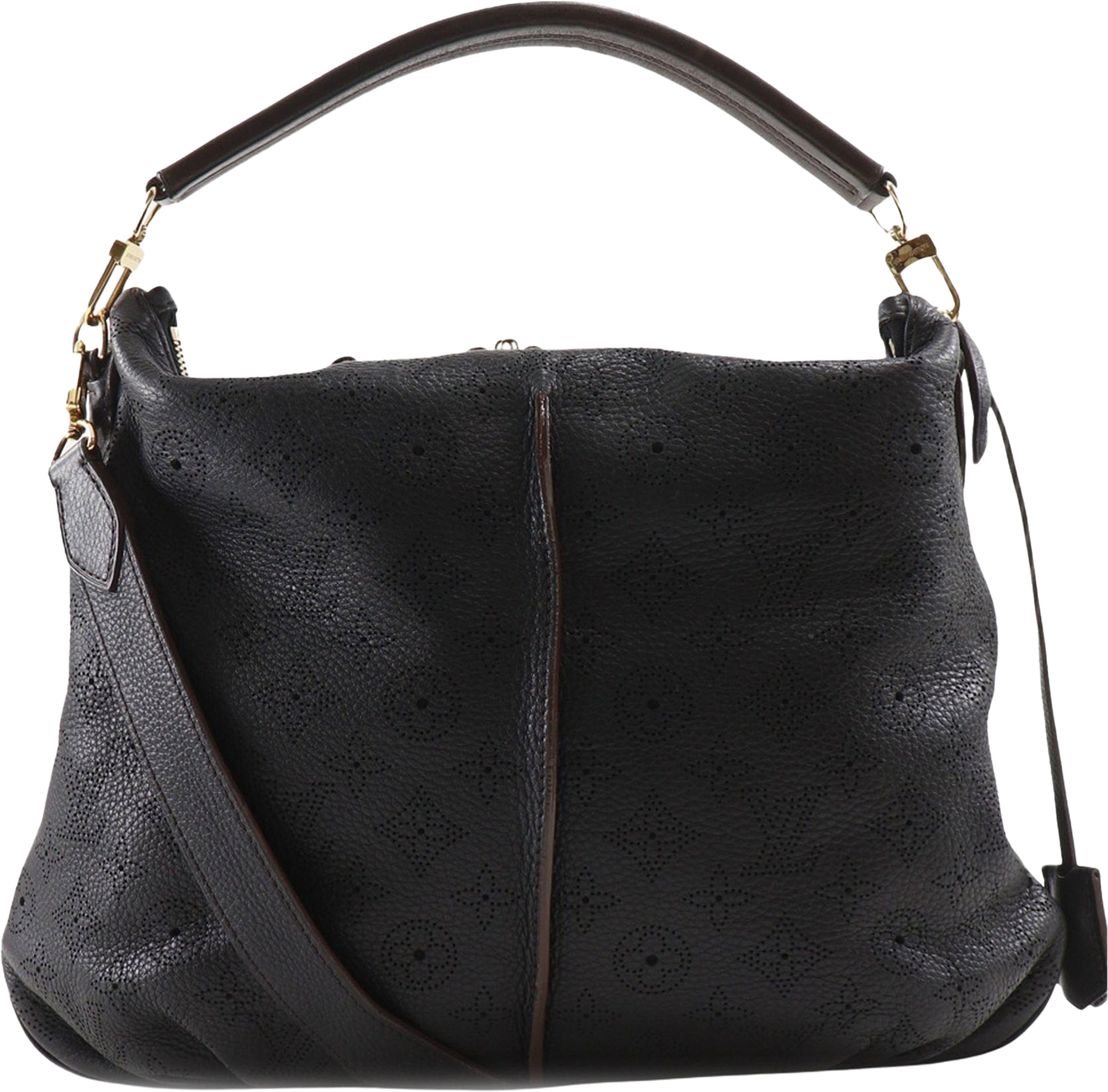 Louis Vuitton Monogram Mahina Selene Mm, från Luxclusif, i färgen black. Klicka för att öppna bilden i stort format