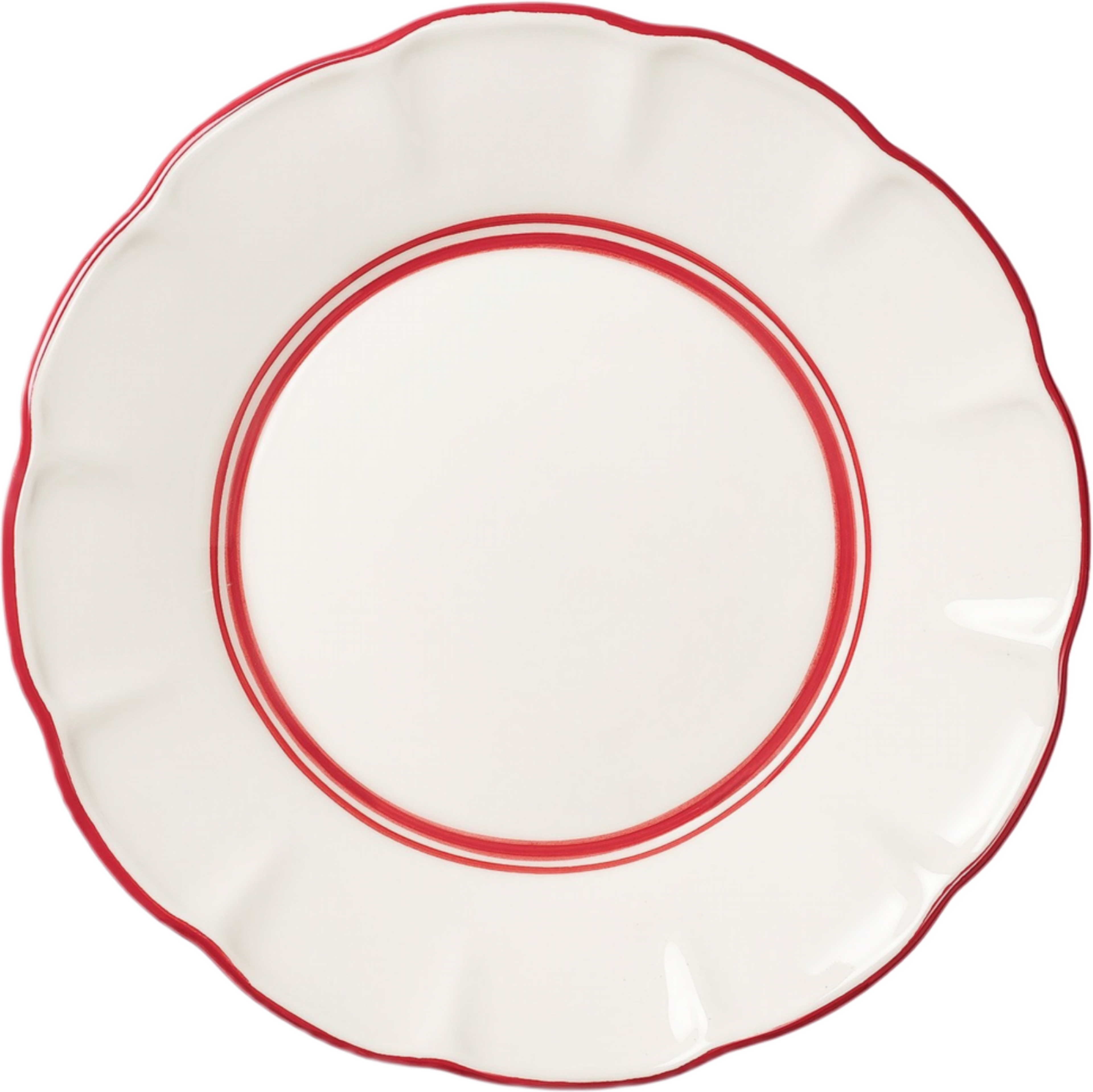 Bistro Tallrik - 28x28 Cm, från Pick A Poppy, i färgen red. Klicka för att öppna bilden i stort format