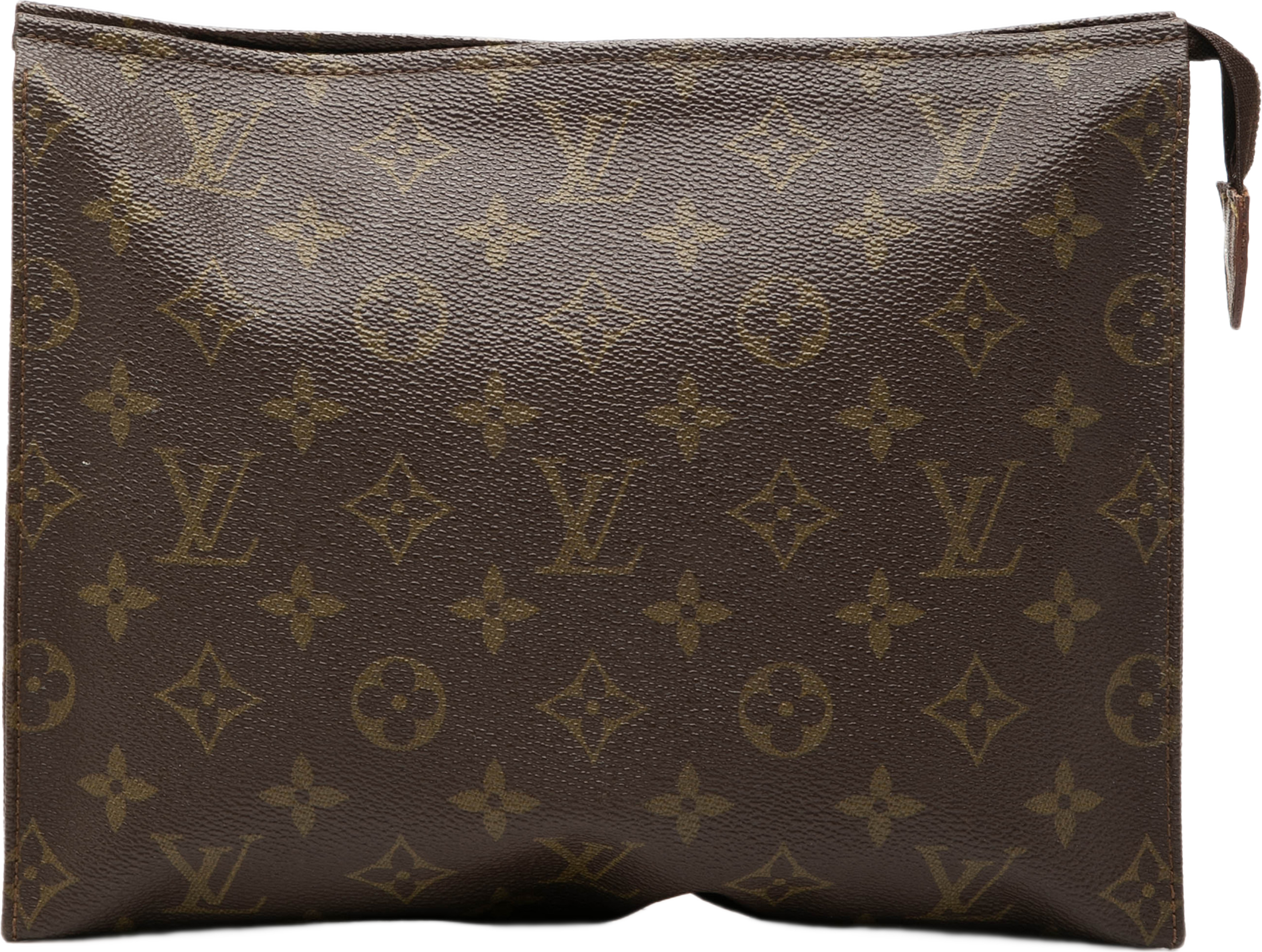 Louis Vuitton Monogram Toiletry Pouch 26, från Luxclusif, i färgen brun. Klicka för att öppna bilden i stort format