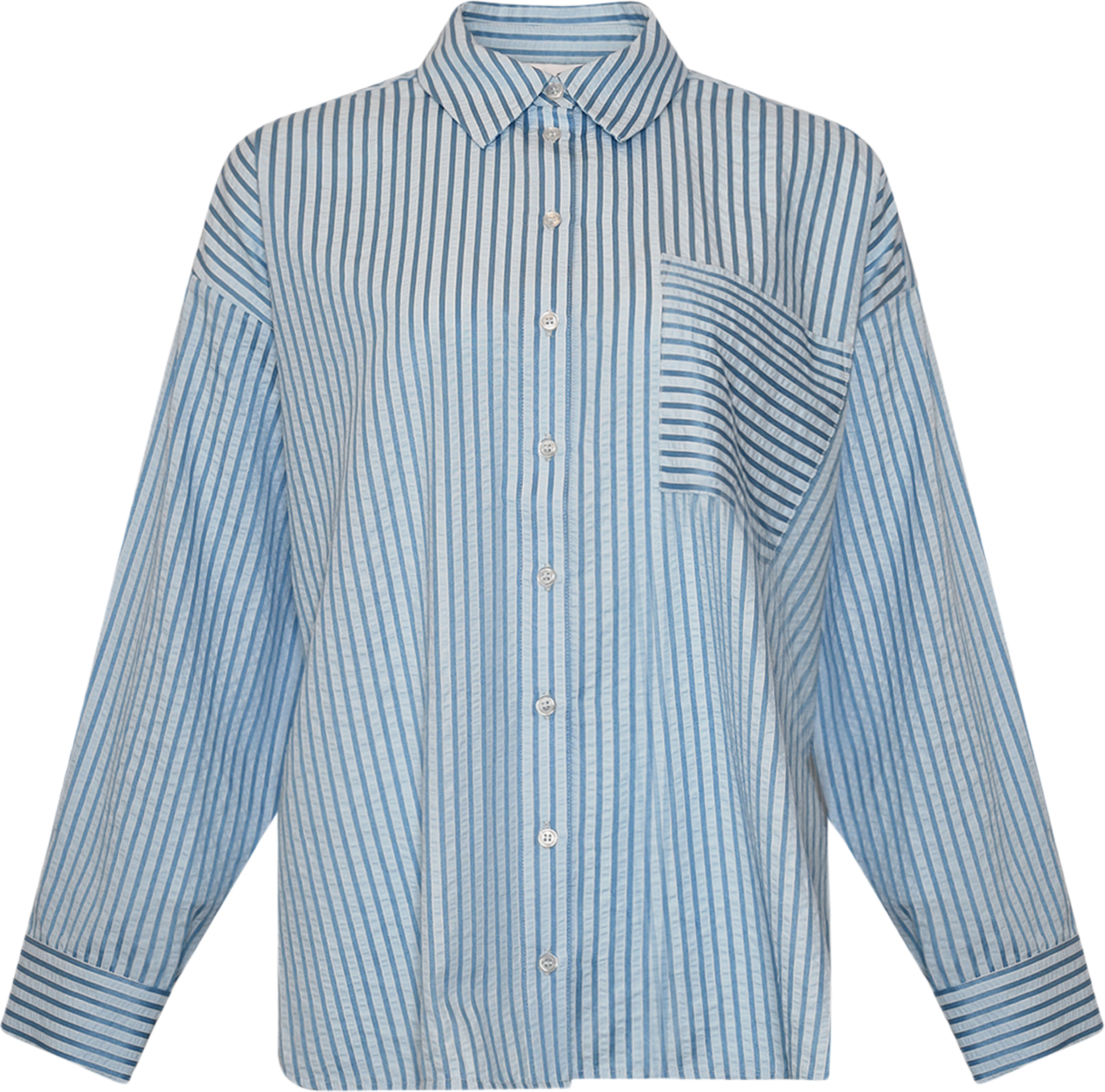 Cara Shirt - Blue Stripe
