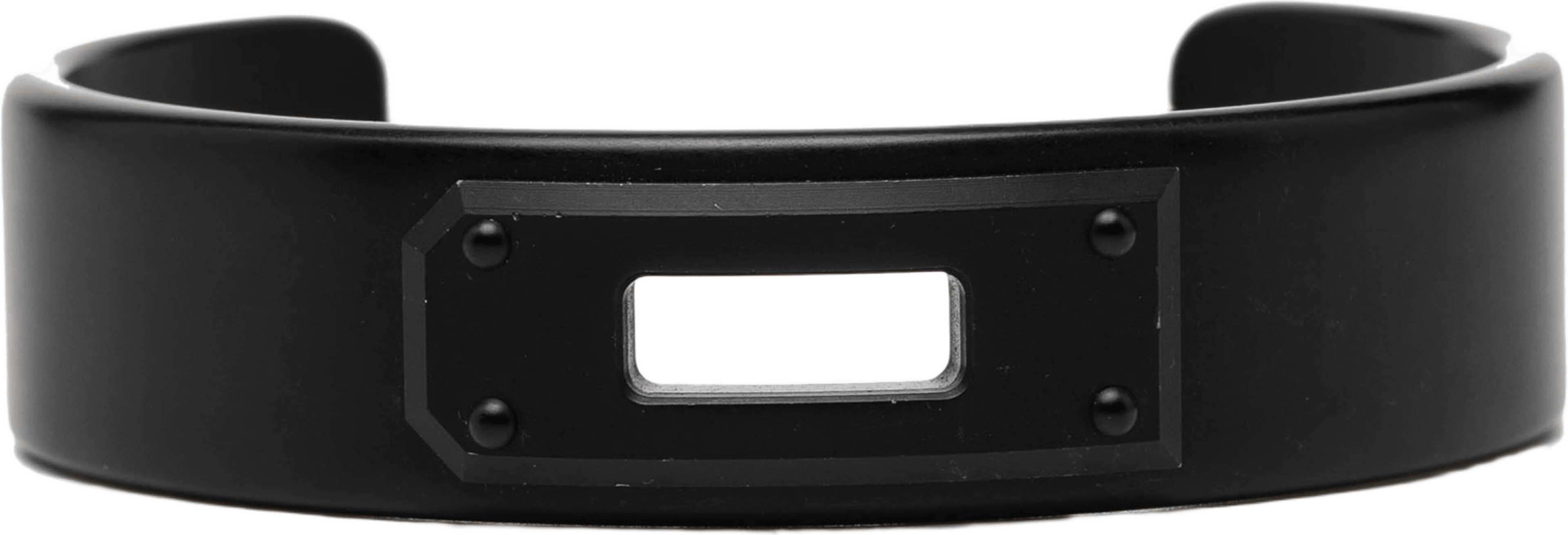 Hermès Aluminum So Black Kelly Bracelet T5, från Luxclusif, i färgen black. Klicka för att öppna bilden i stort format