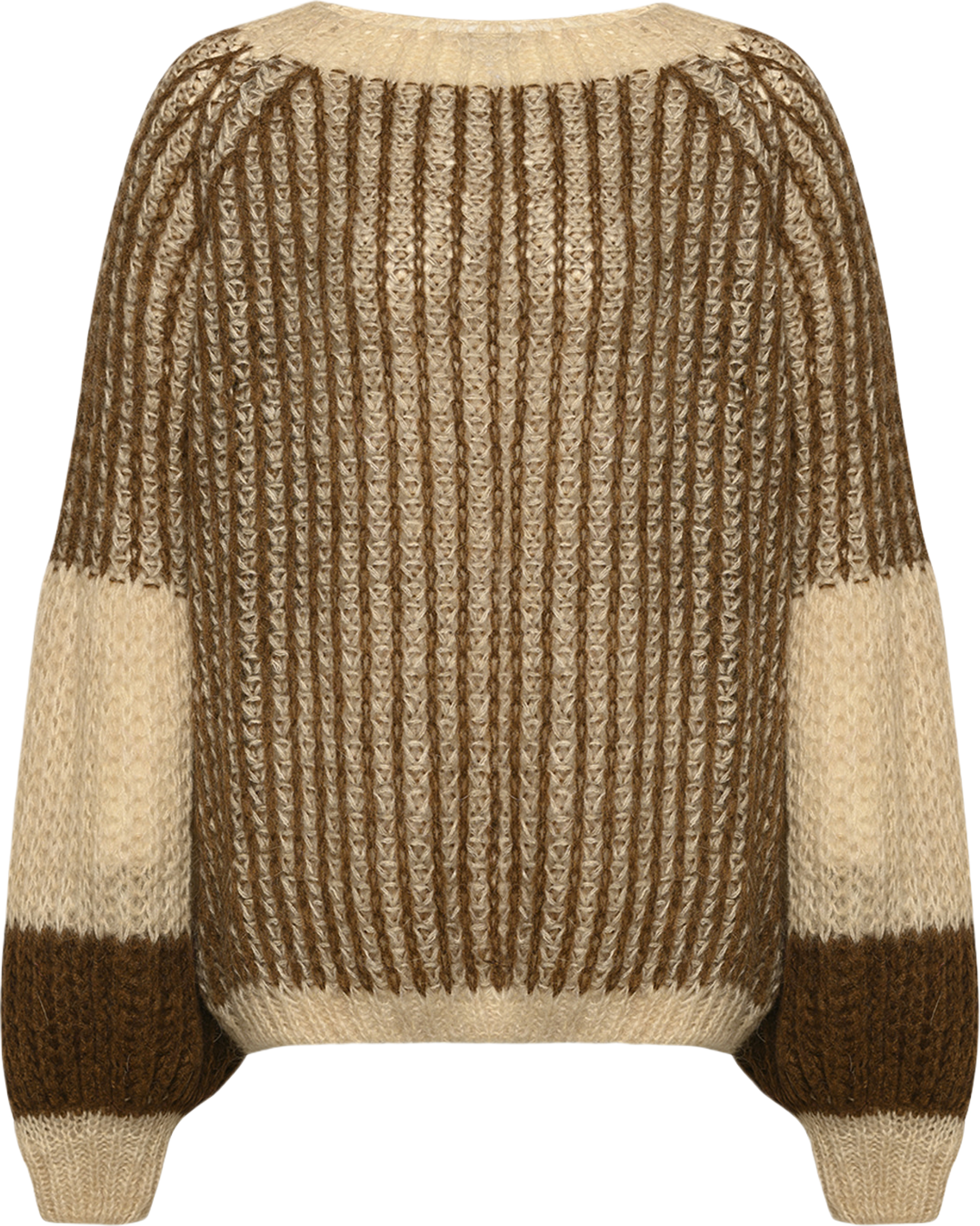 Liana Knit Sweater - Beige/brown