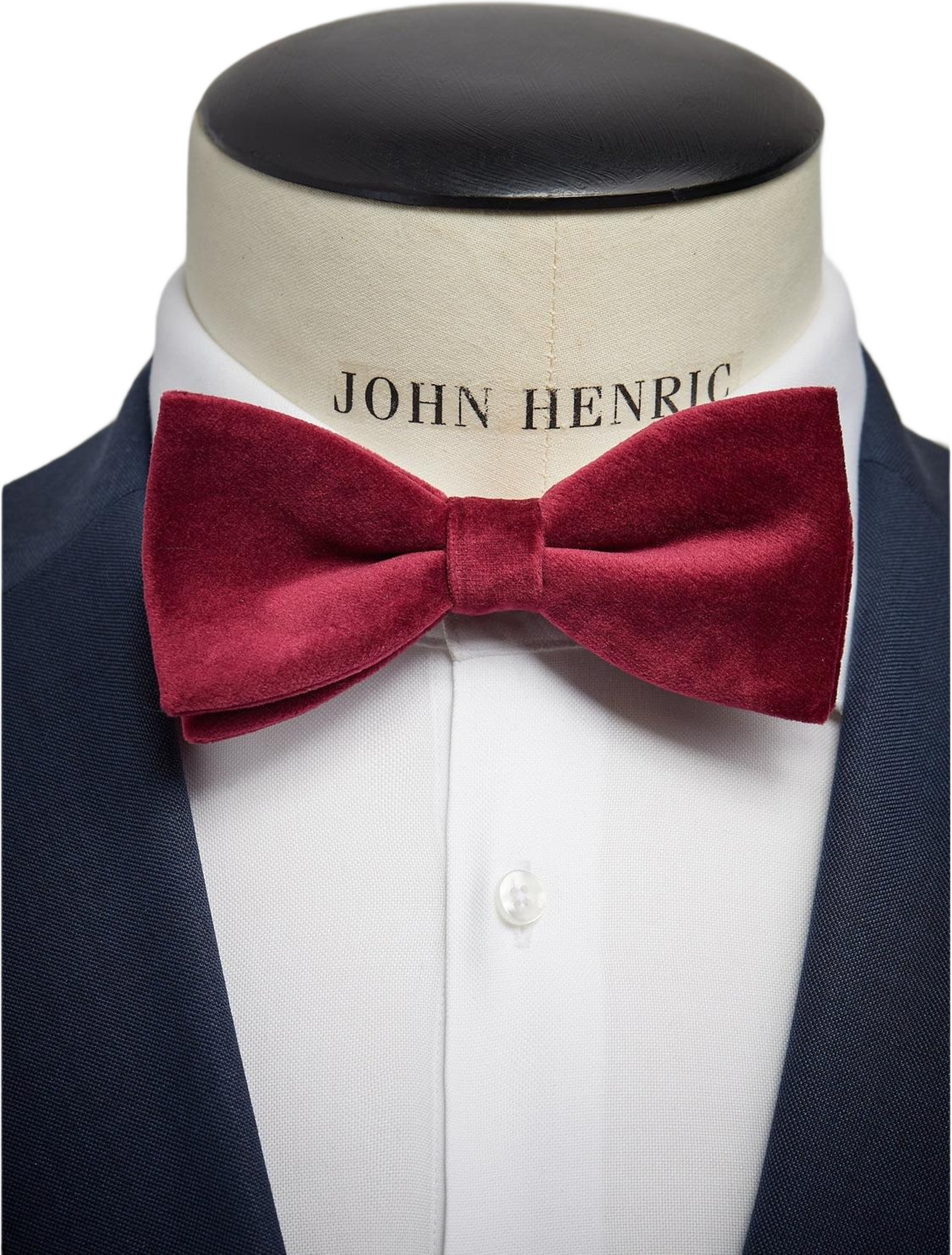 Pre Tied Velvet Bow Tie