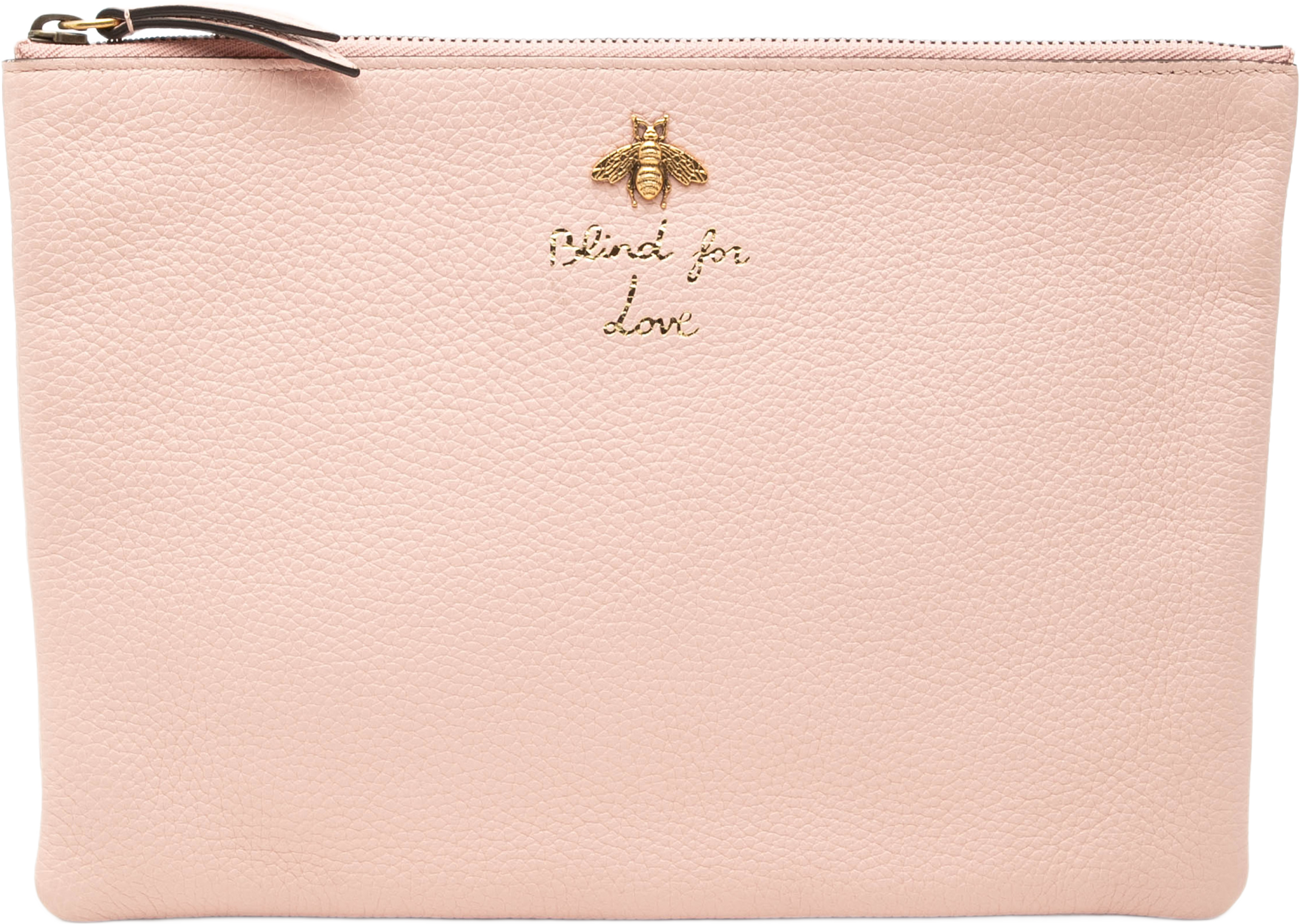 Gucci Calfskin Blind For Love Clutch, från Luxclusif, i färgen pink. Klicka för att öppna bilden i stort format