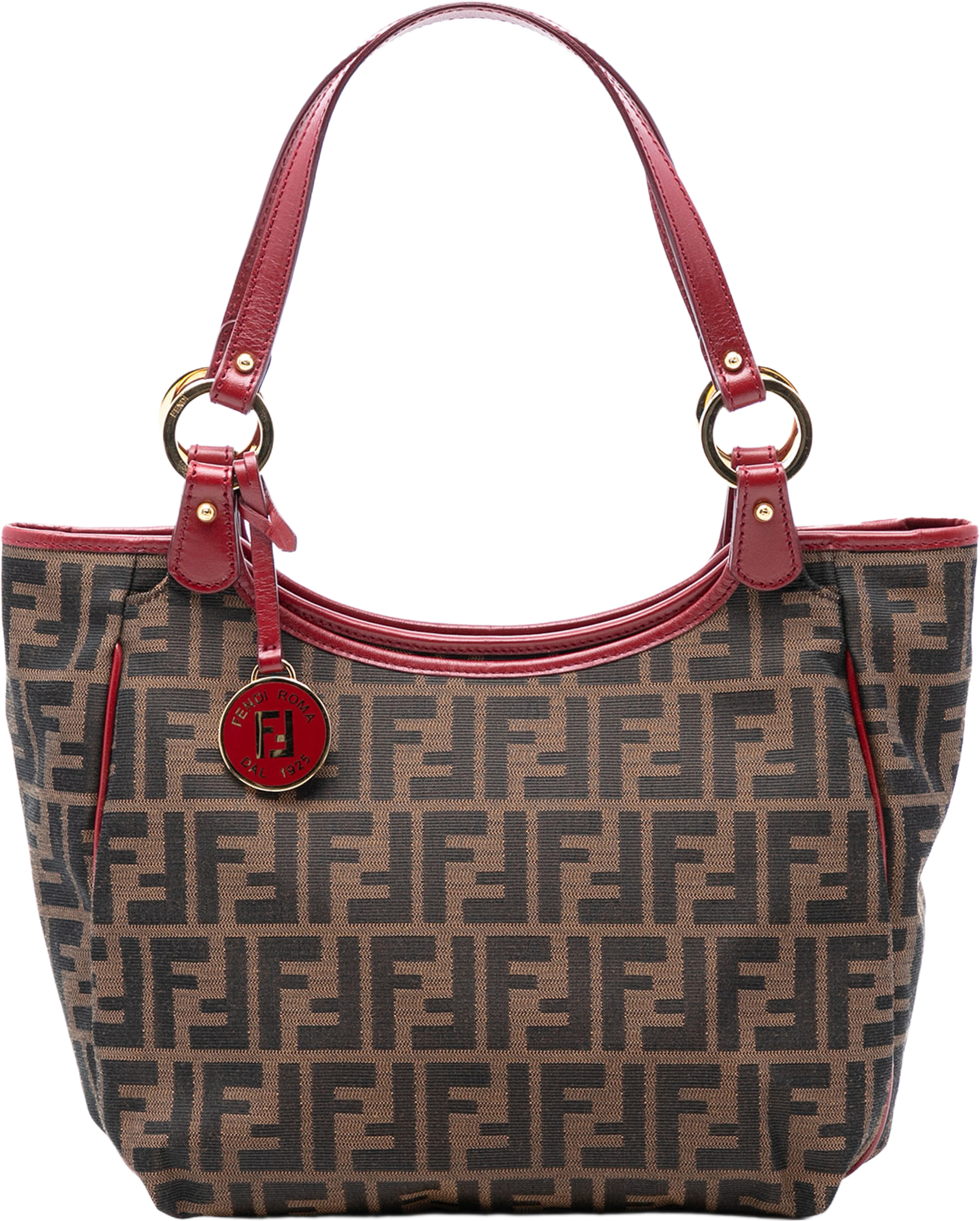 Fendi Zucca Canvas Chef Tote, från Luxclusif, i färgen brown. Klicka för att öppna bilden i stort format