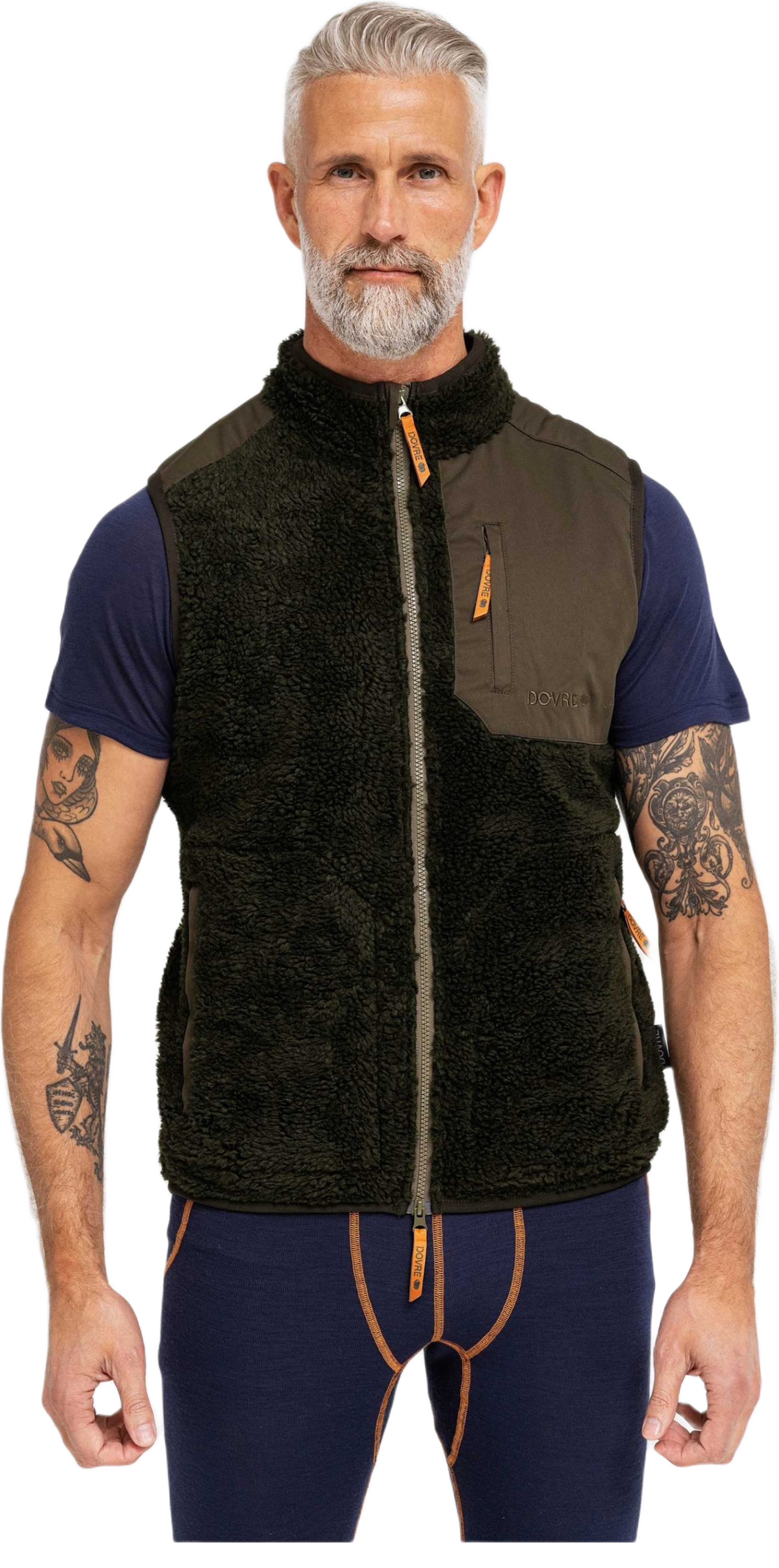 Teddy Fleece Väst | Polyester | Beige