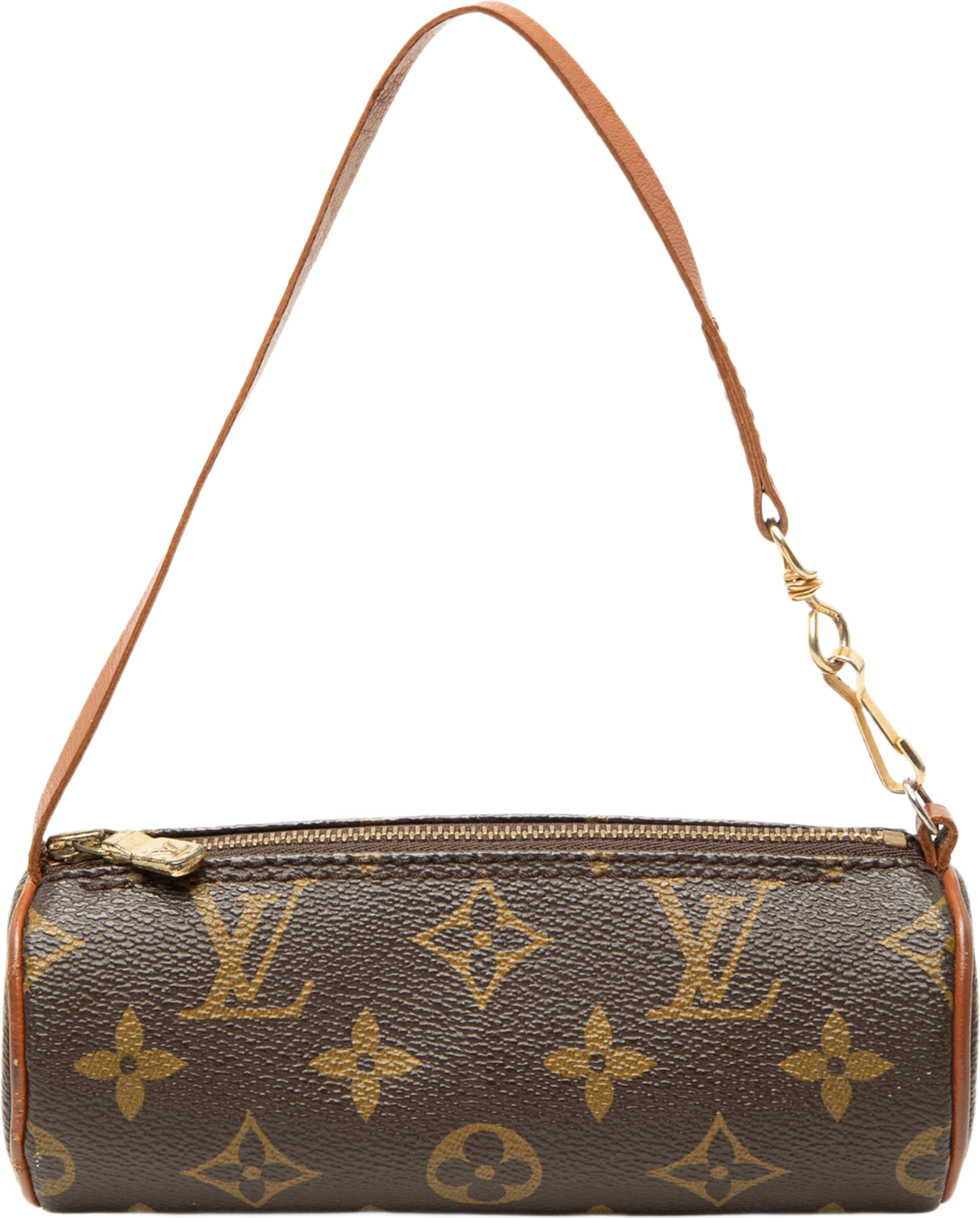 Louis Vuitton Monogram Papillon Pochette, från Luxclusif, i färgen brun. Klicka för att öppna bilden i stort format