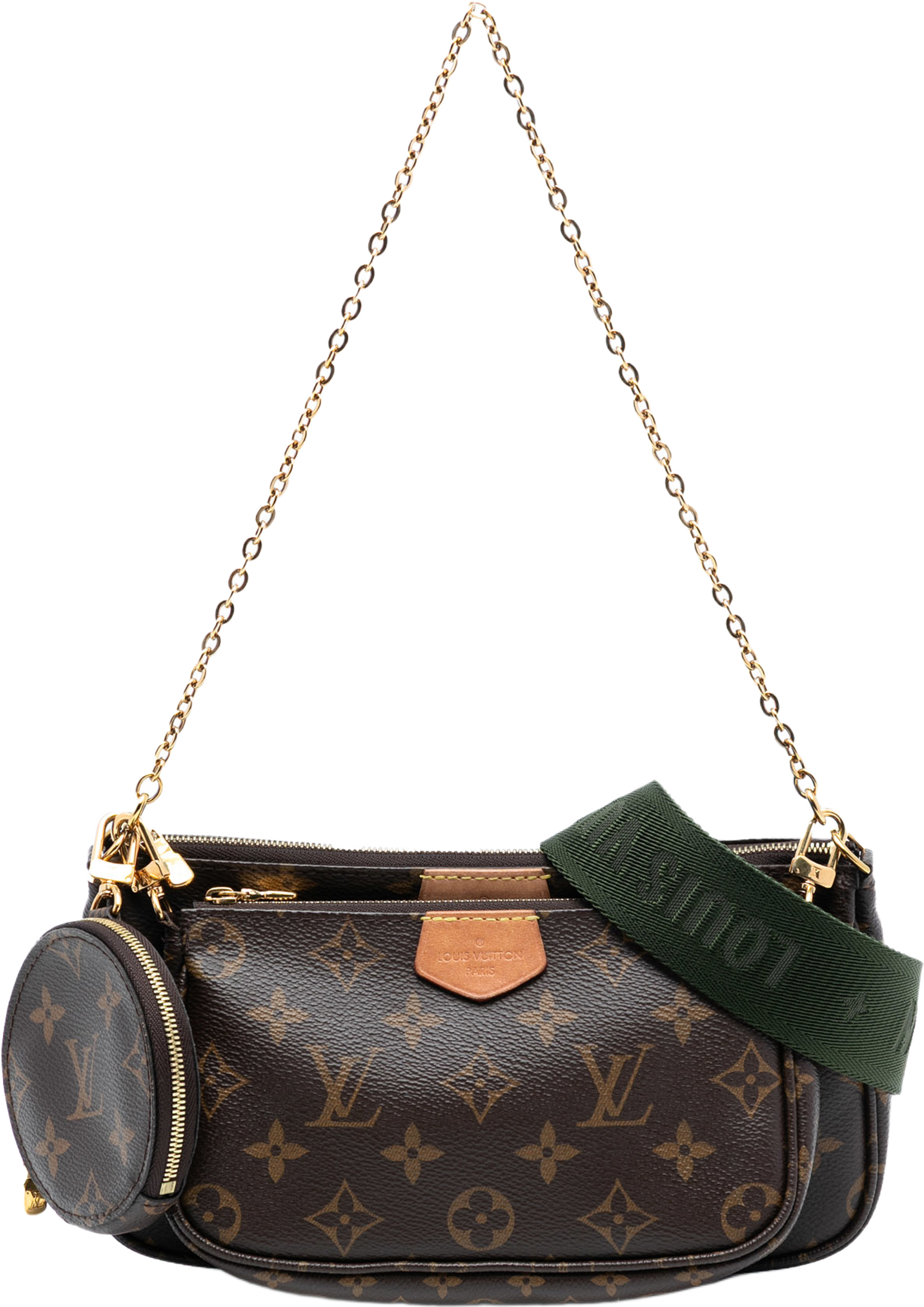 Louis Vuitton Monogram Multi Pochette Accessoires, från Luxclusif, i färgen brown. Klicka för att öppna bilden i stort format