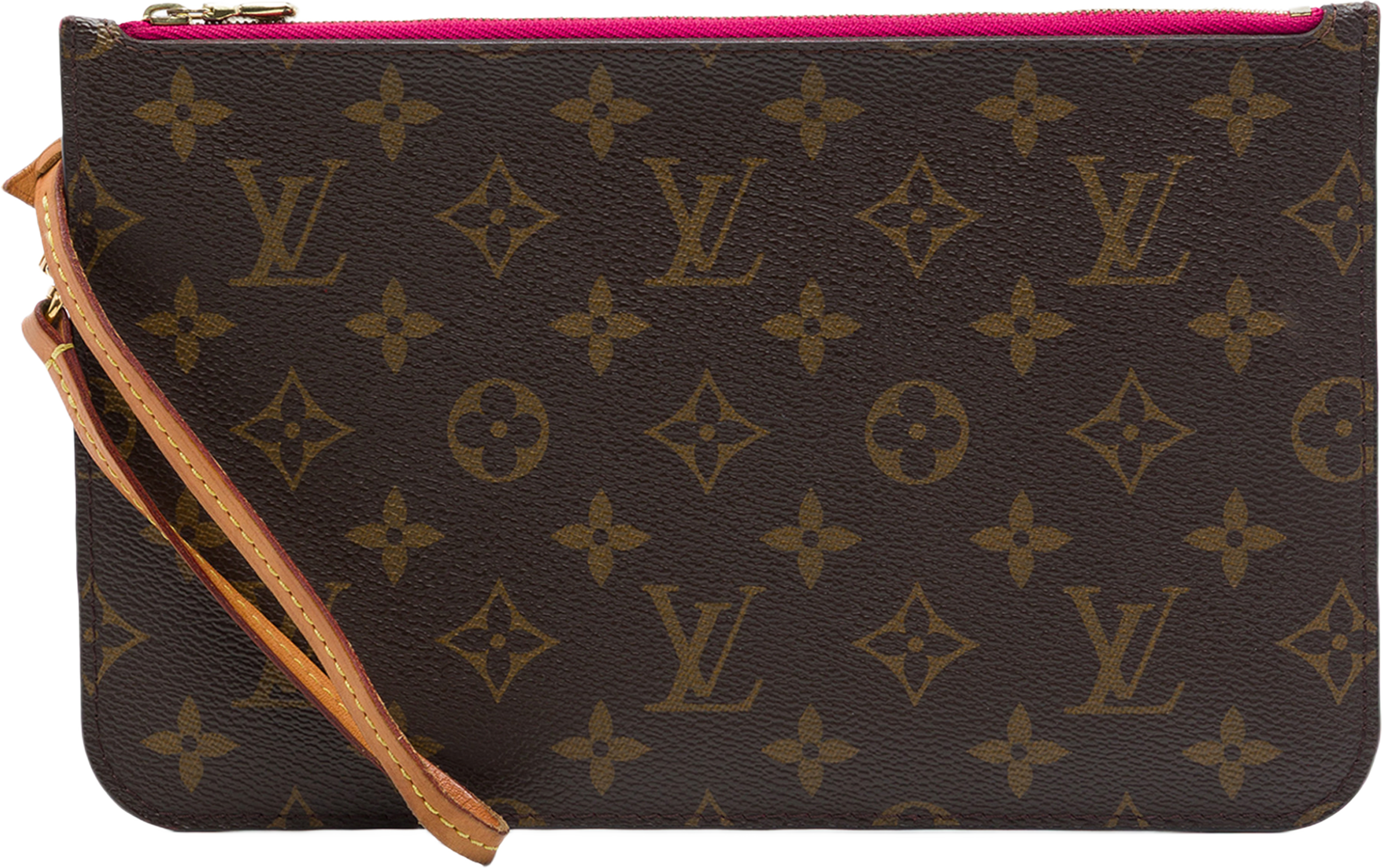 Louis Vuitton Monogram Neverfull Mm Pouch, från Luxclusif, i färgen brun. Klicka för att öppna bilden i stort format
