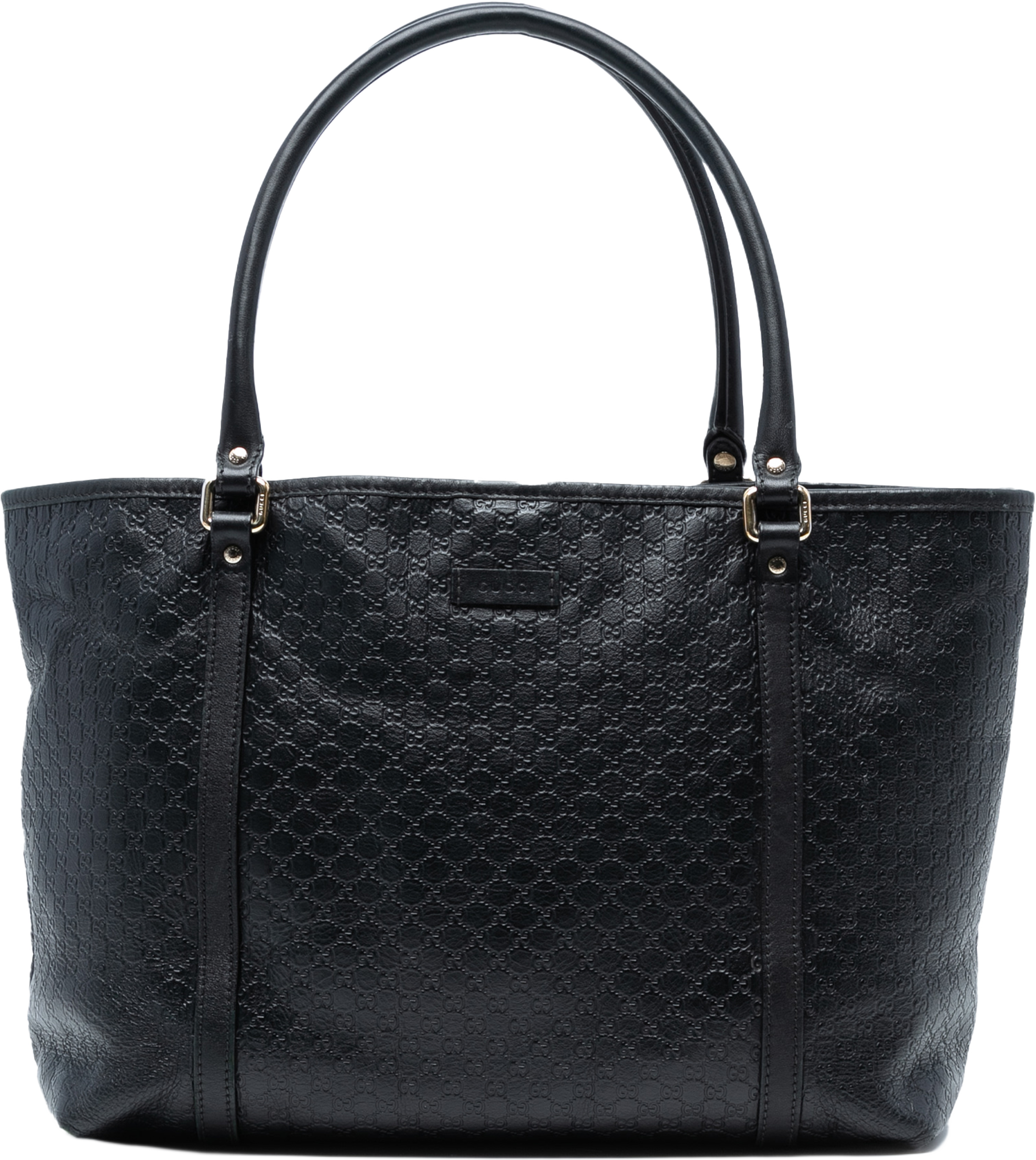 Gucci Microguccissima Joy Tote, från Luxclusif, i färgen black. Klicka för att öppna bilden i stort format