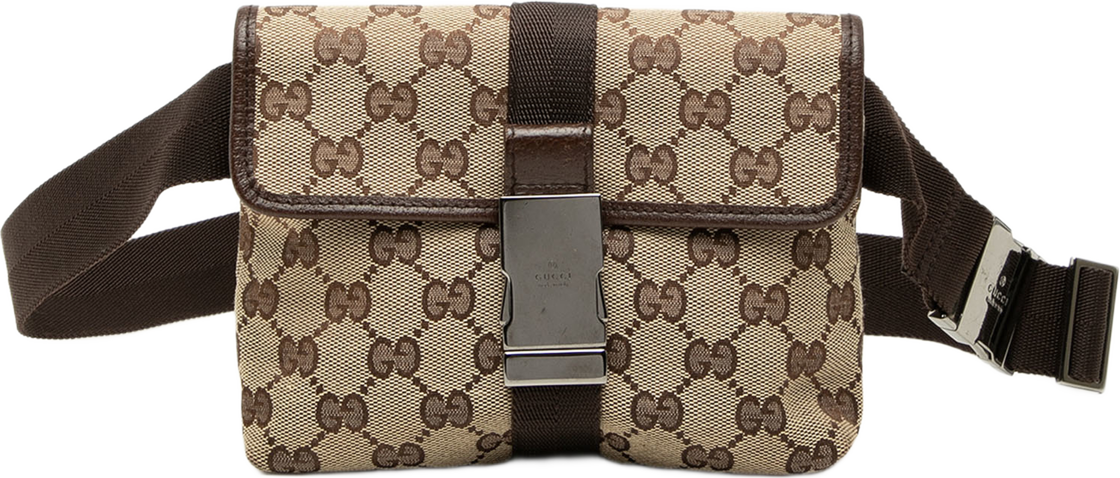 Gucci Gg Canvas Belt Bag, från Luxclusif, i färgen beige. Klicka för att öppna bilden i stort format