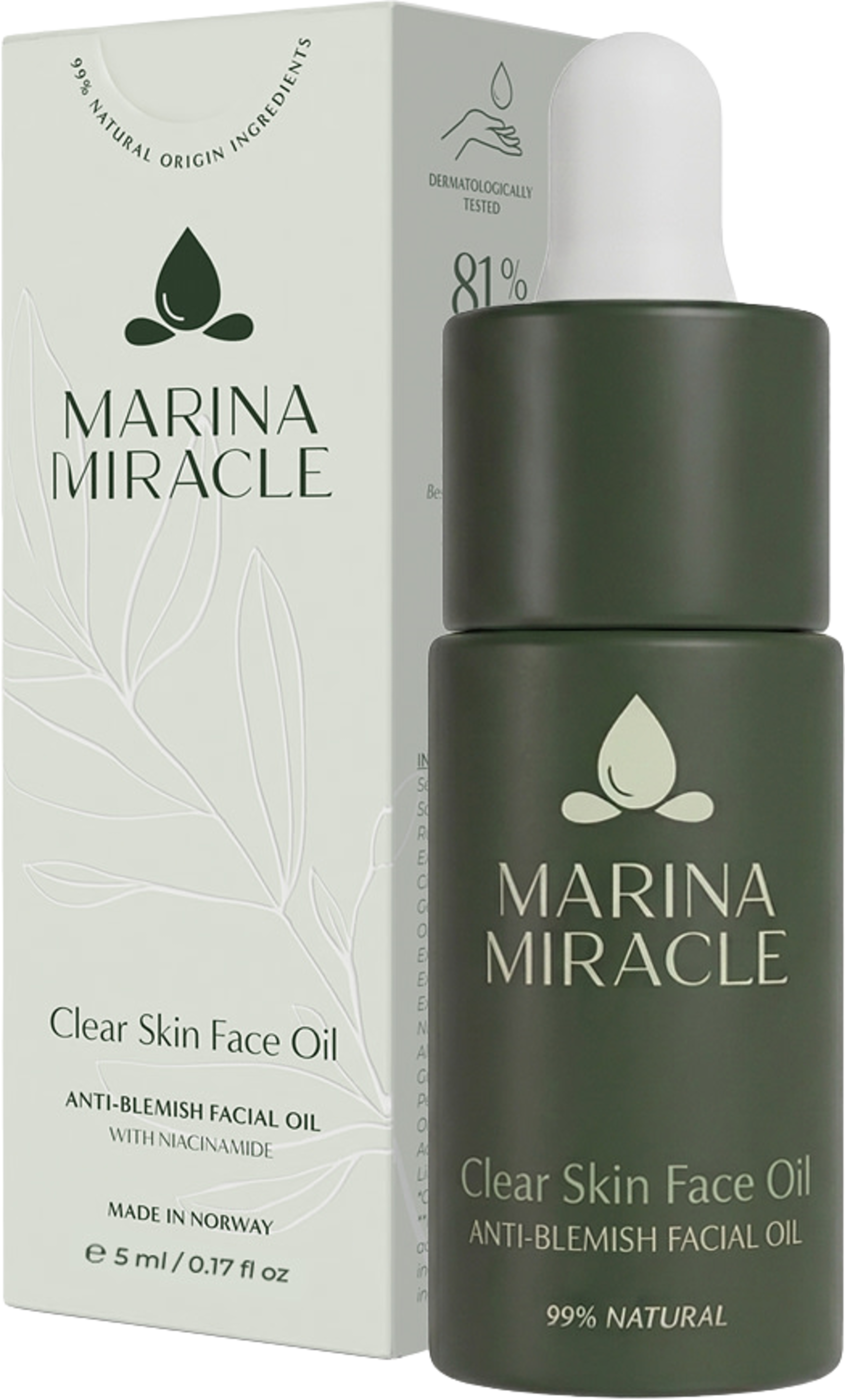 Clear Skin Face Oil -small (tidigare Geranium Face Oil), från Marina Miracle. Klicka för att öppna bilden i stort format
