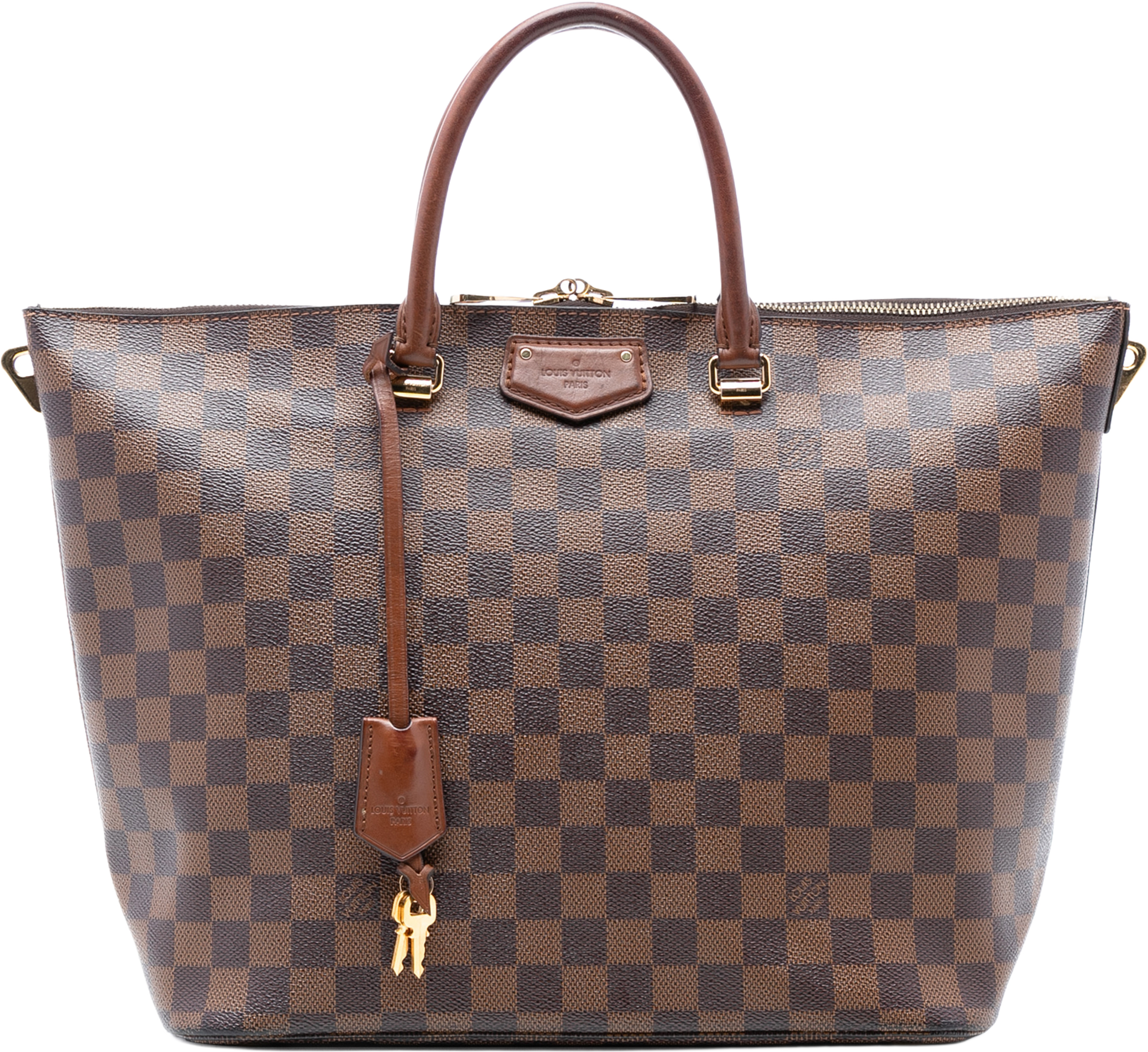 Louis Vuitton Damier Ebene Belmont Mm, från Luxclusif, i färgen brown. Klicka för att öppna bilden i stort format