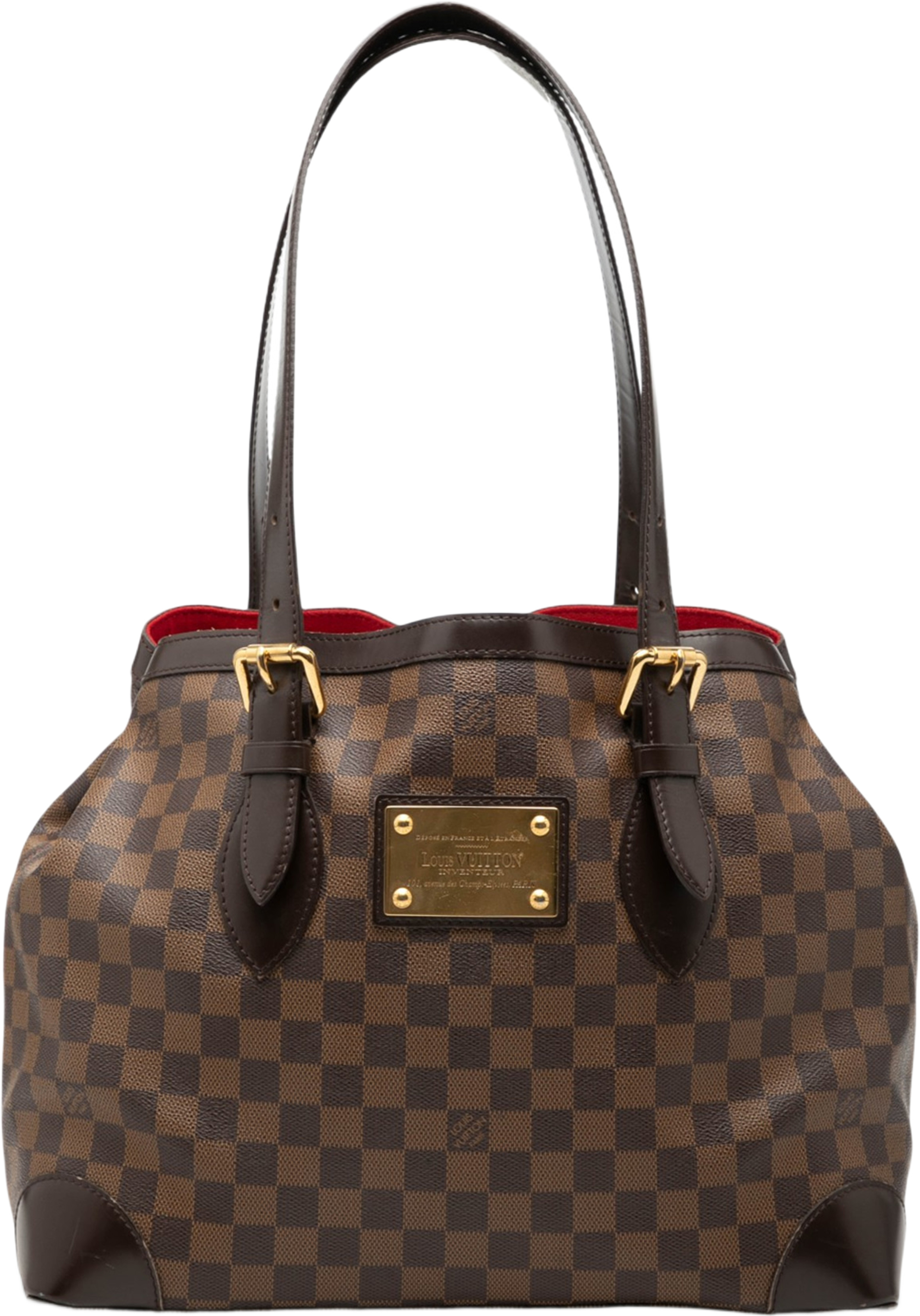 Louis Vuitton Damier Ebene Hampstead Mm, från Luxclusif, i färgen brown. Klicka för att öppna bilden i stort format