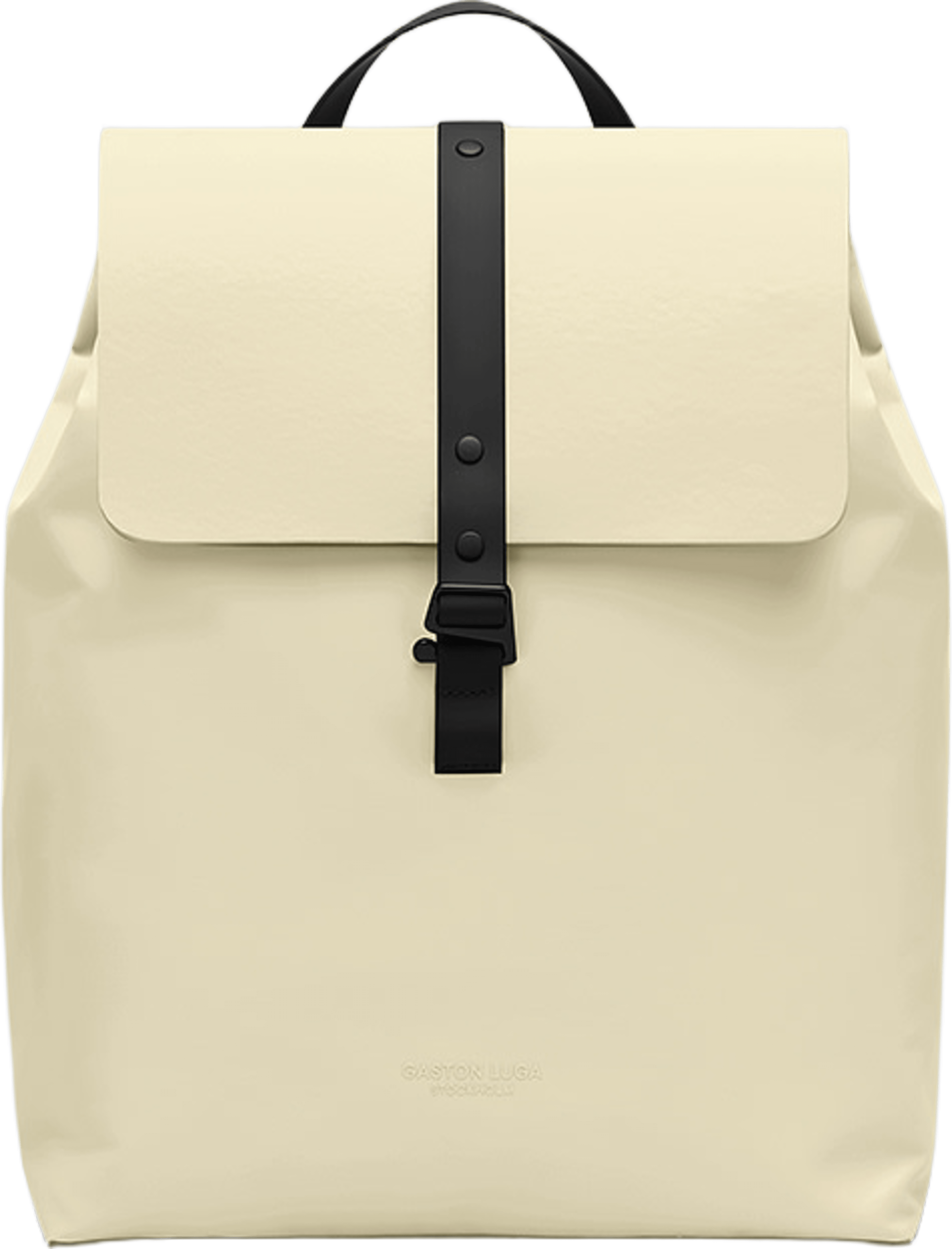 Däsh Bucket Backpack, från Gaston Luga, i färgen lemonade. Klicka för att öppna bilden i stort format