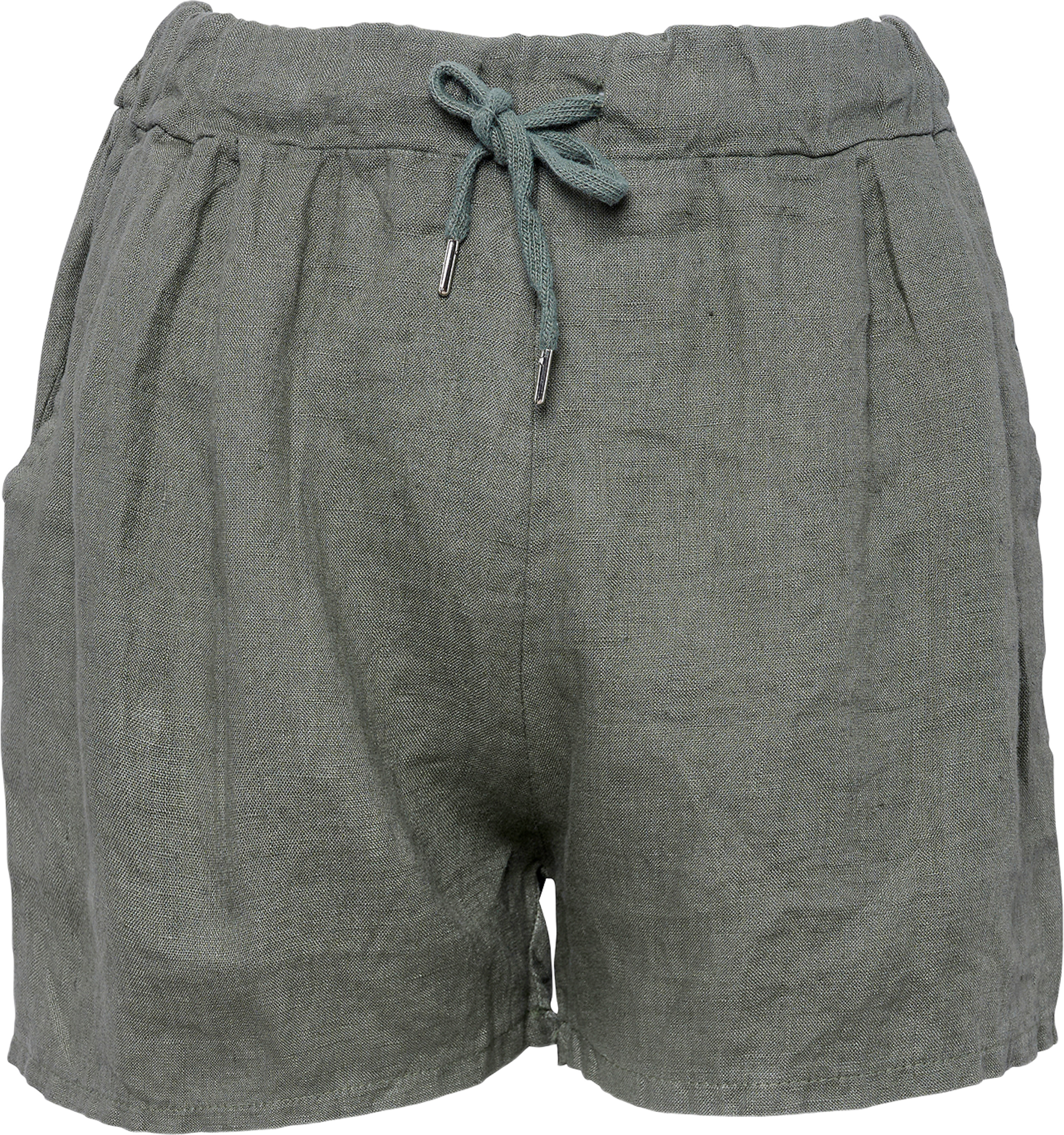 17691, Shorts, Linen - Army