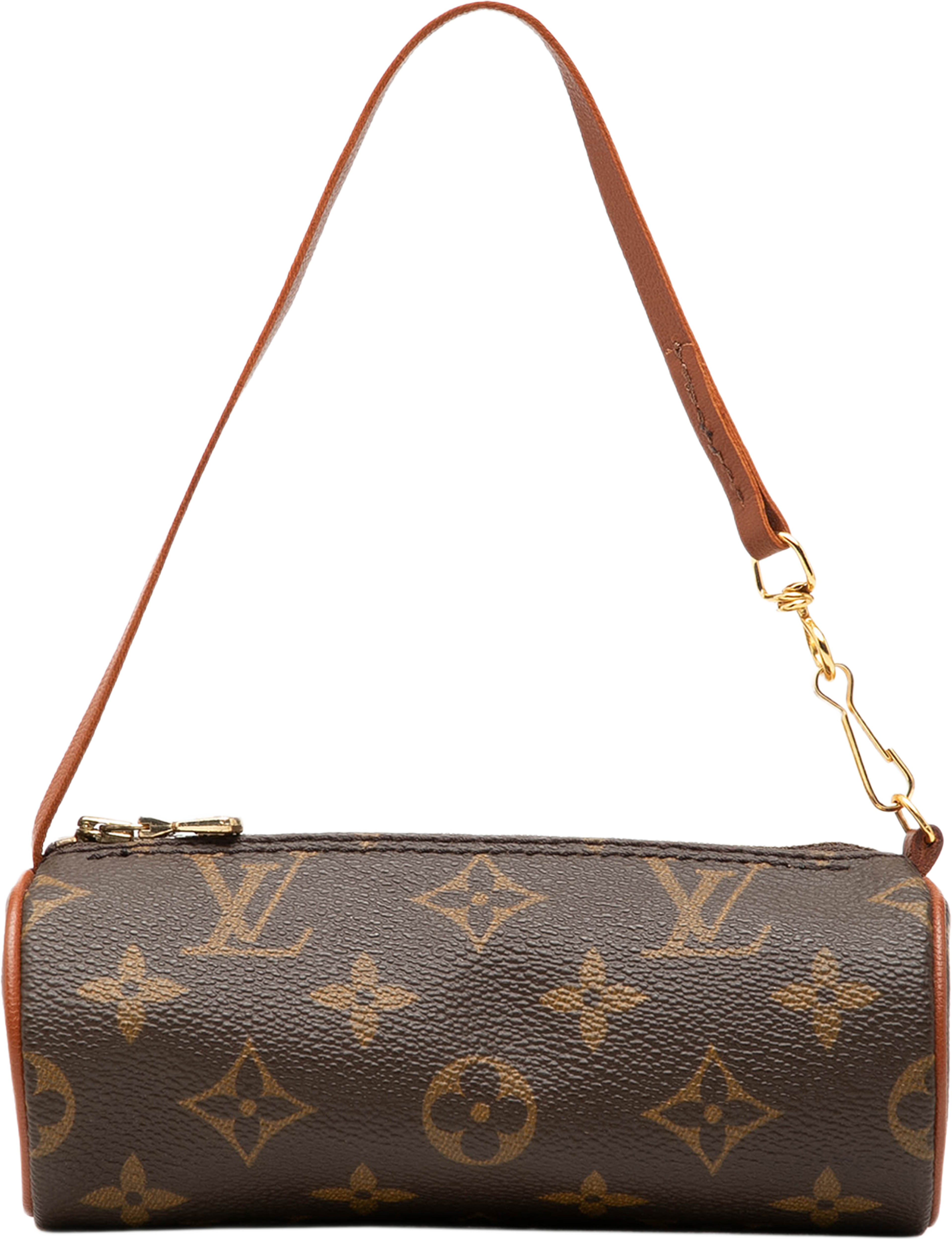Louis Vuitton Monogram Papillon Pochette, från Luxclusif, i färgen brun. Klicka för att öppna bilden i stort format