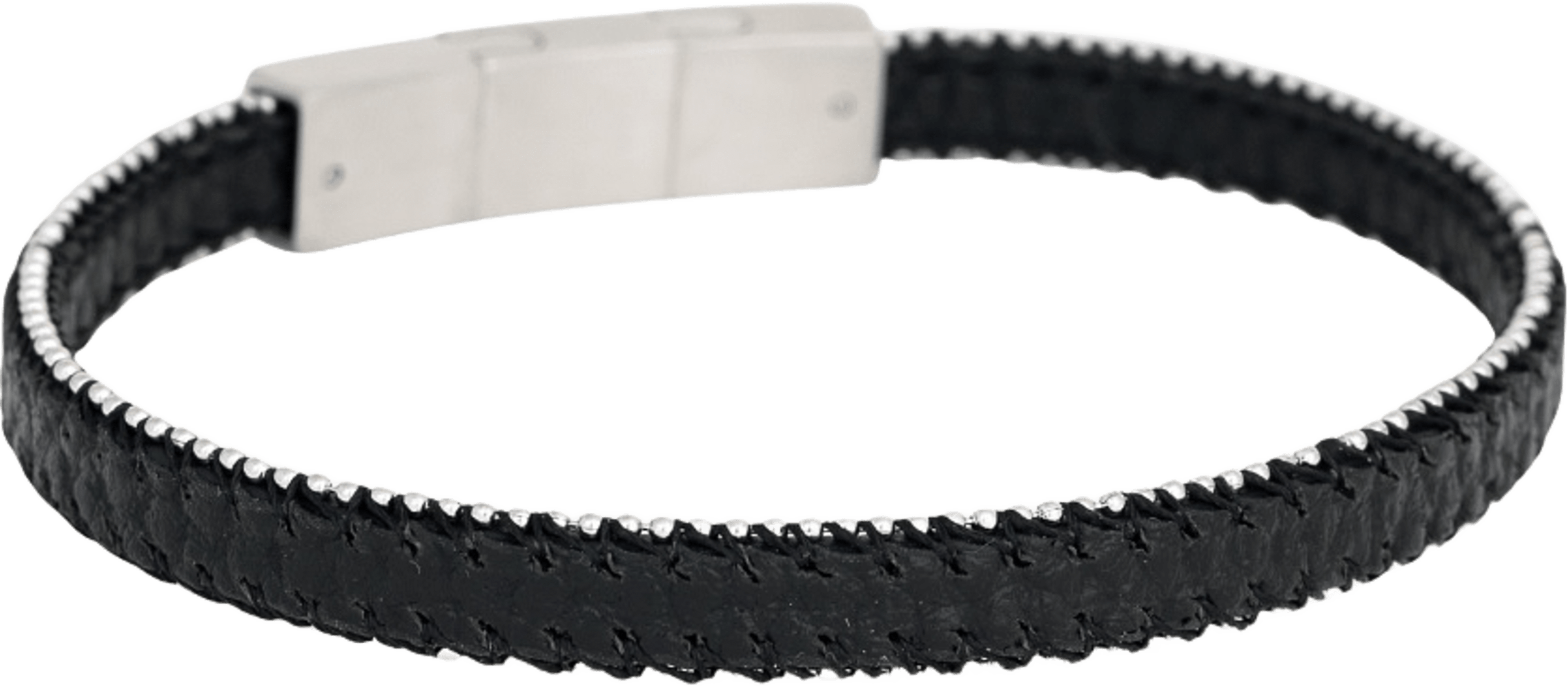 Lio Läderarmband, från by BILLGREN, i färgen black. Klicka för att öppna bilden i stort format
