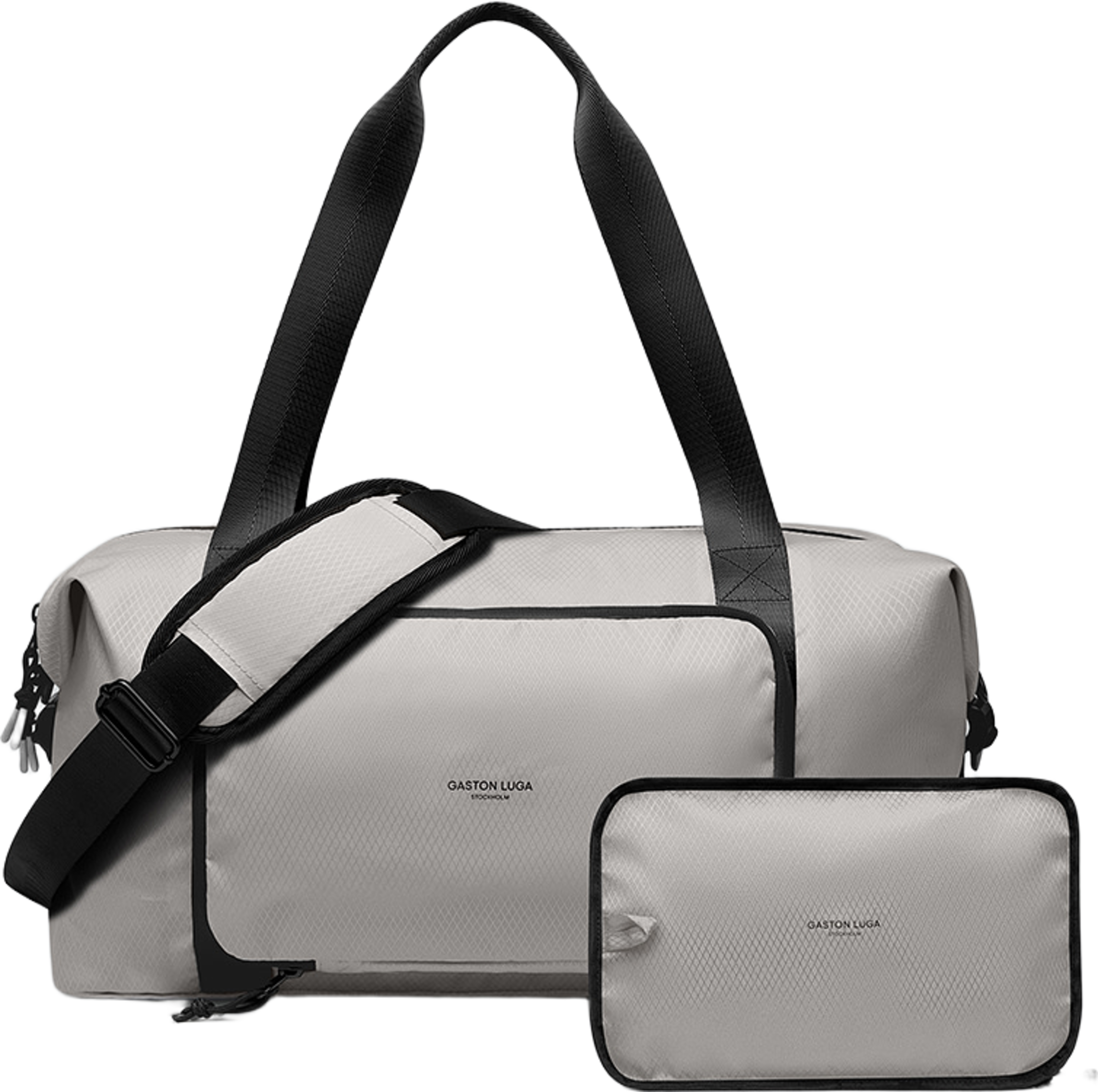Lightweight Packable Duffel Bag, från Gaston Luga, i färgen taupe. Klicka för att öppna bilden i stort format