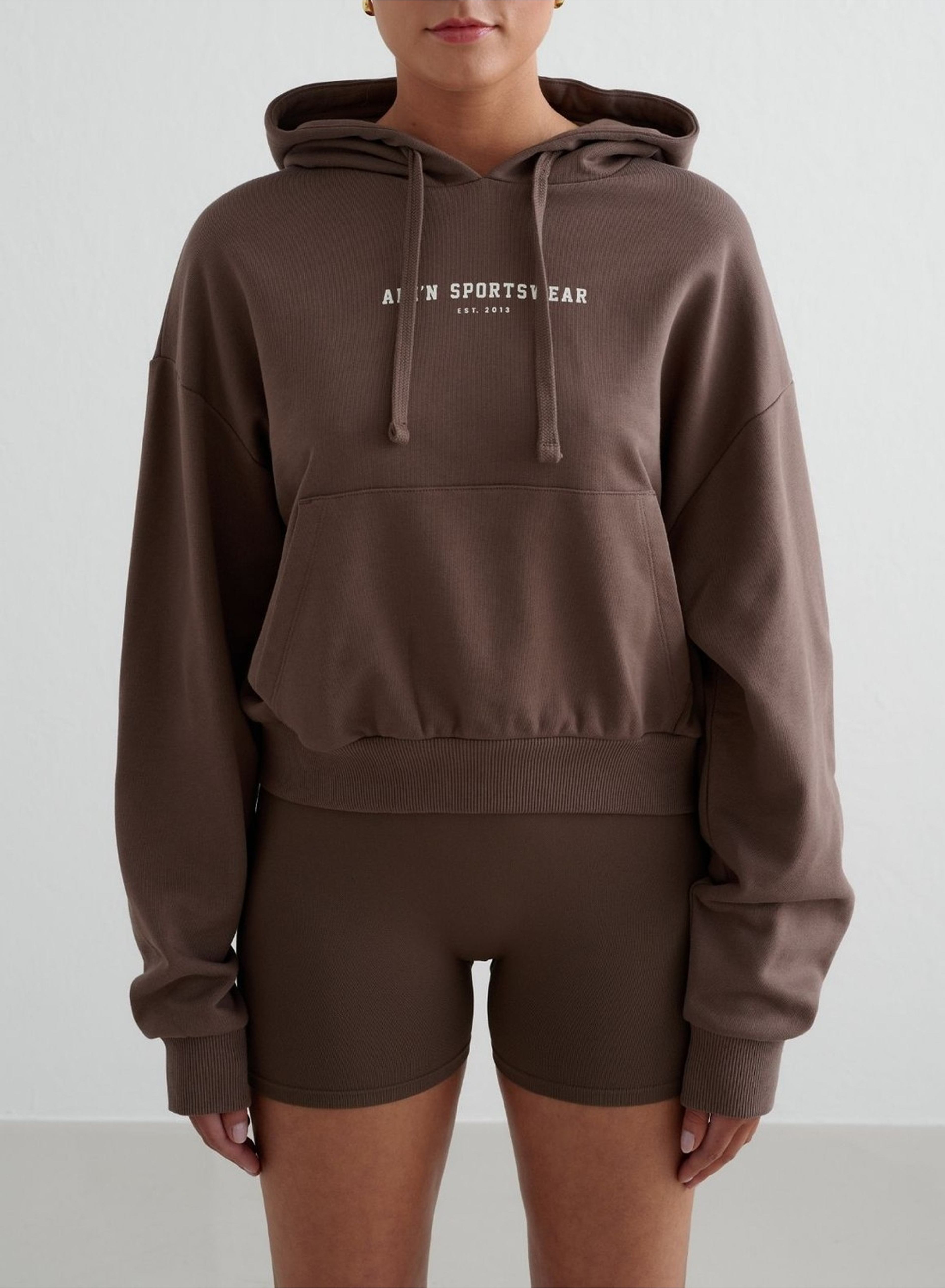 Macchiato Varsity Chunky Terry Hood