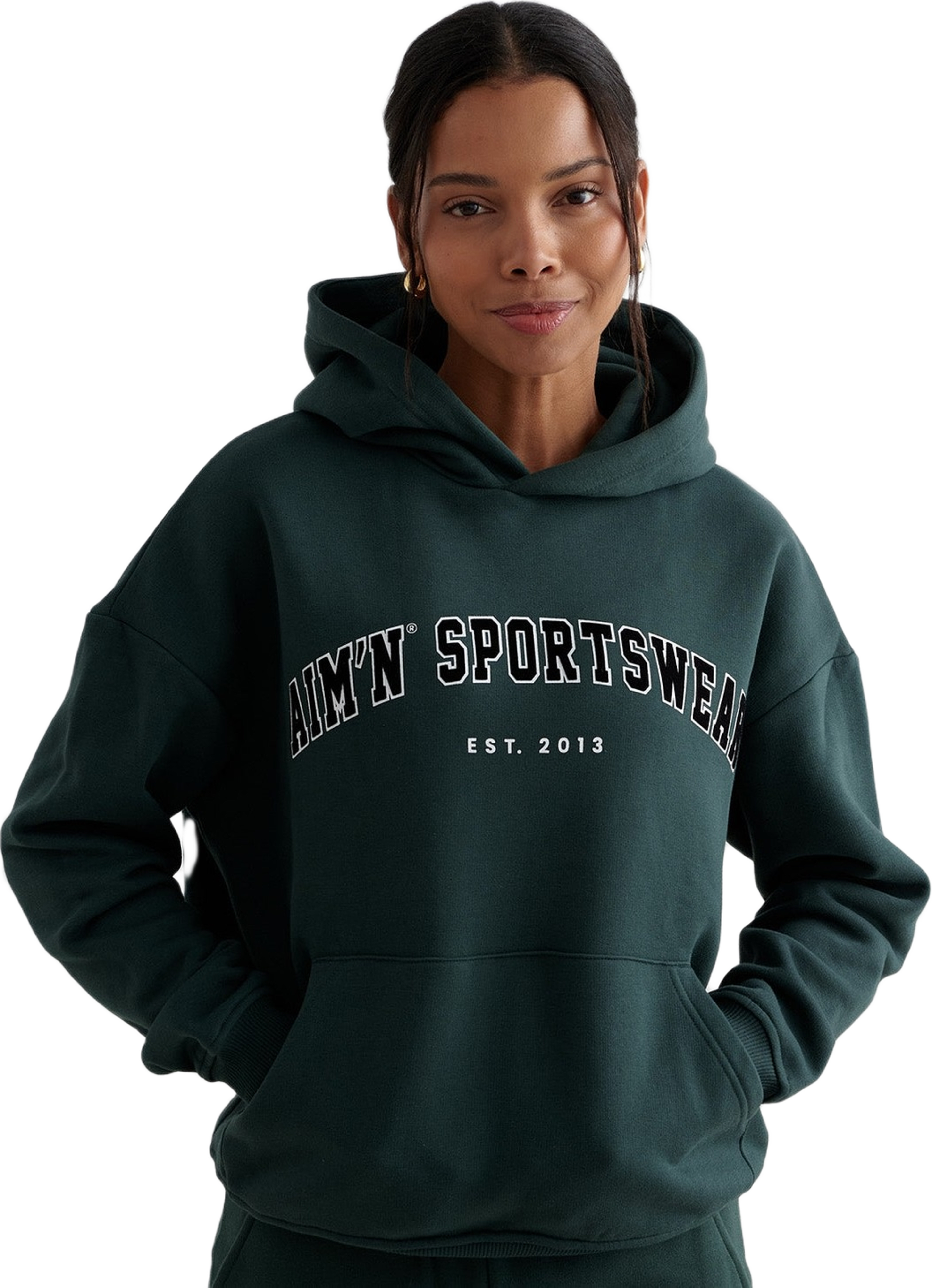 Deep Emerald Varsity Sweat Hood