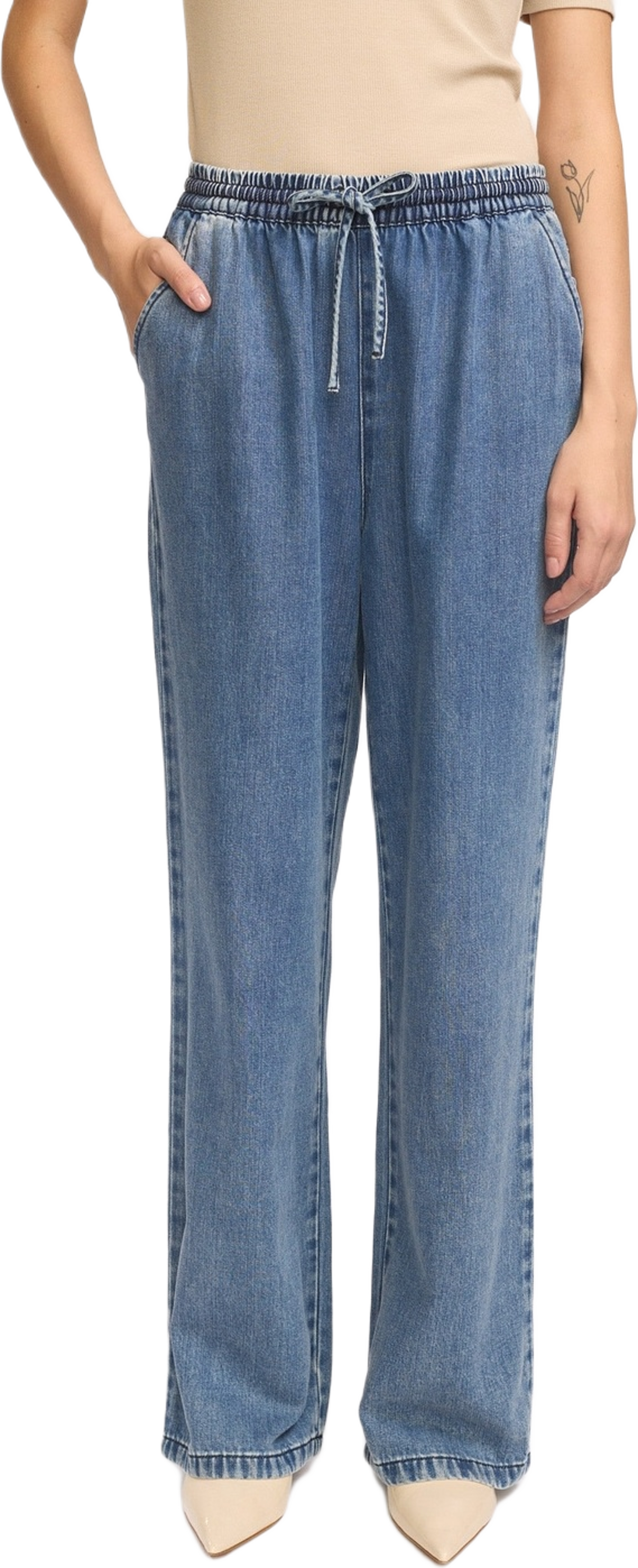 Srkeira Pant - Dark Blue Denim