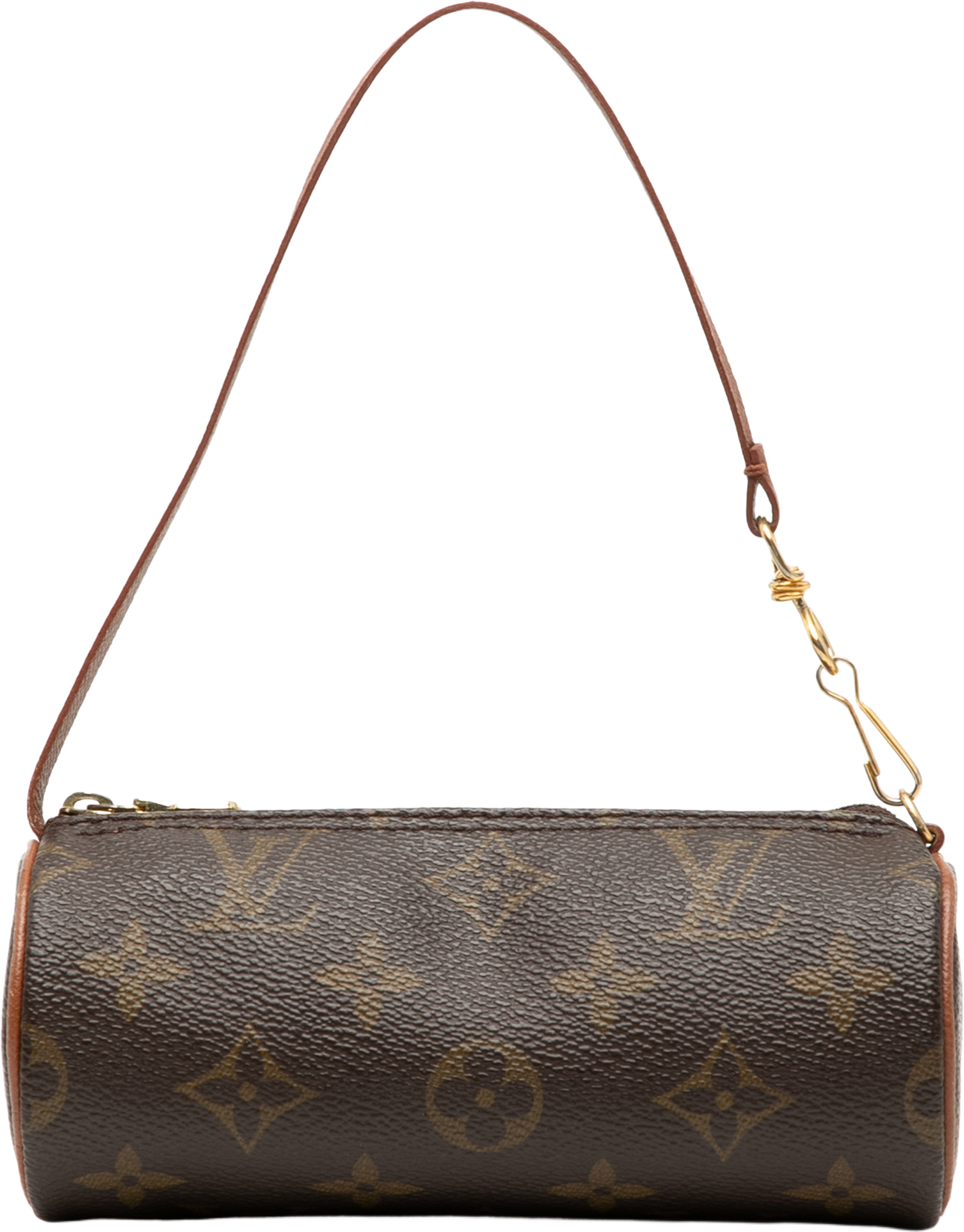 Louis Vuitton Monogram Papillon Pochette, från Luxclusif, i färgen brown. Klicka för att öppna bilden i stort format