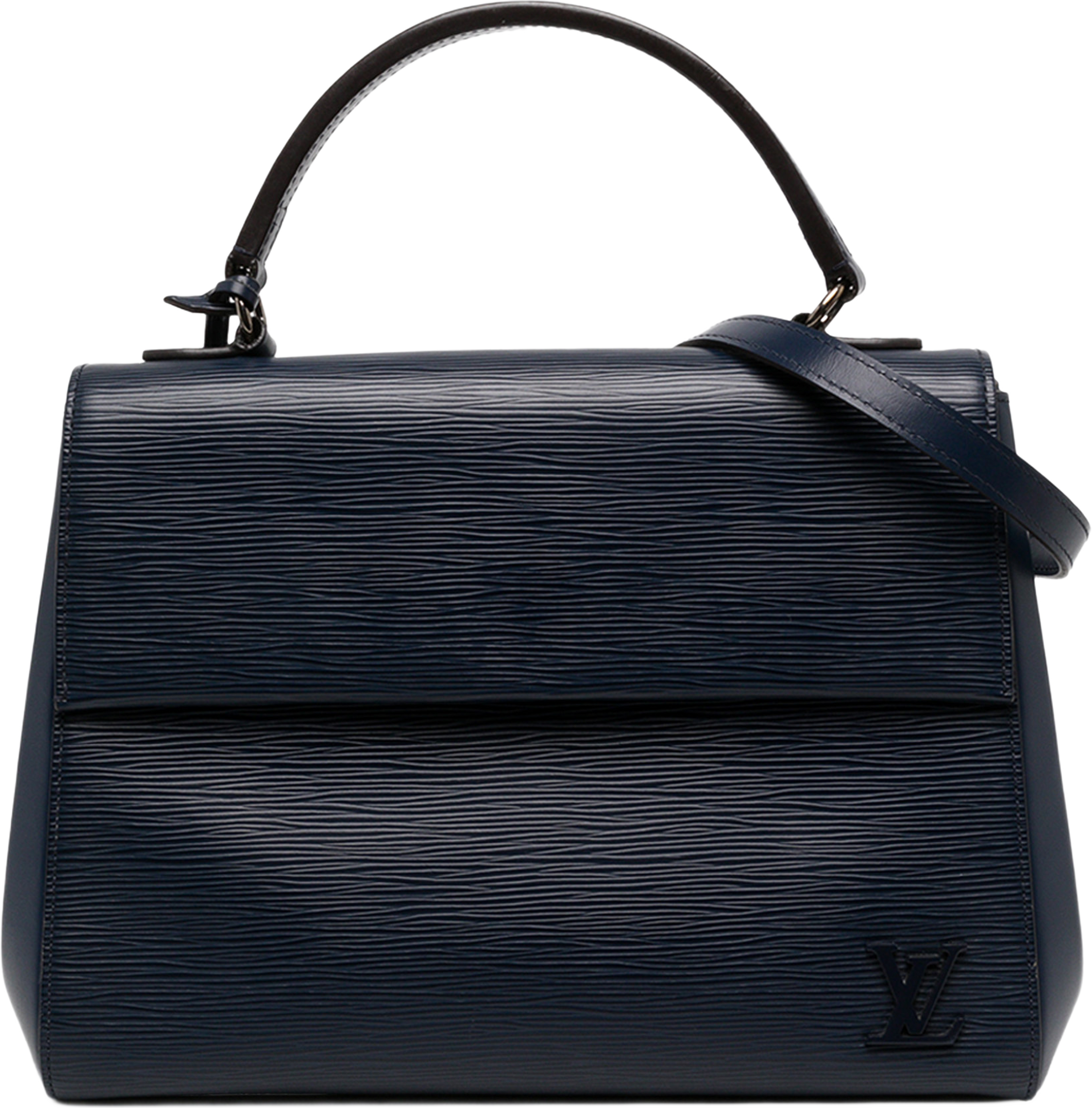 Louis Vuitton Epi Cluny Mm, från Luxclusif, i färgen blå. Klicka för att öppna bilden i stort format