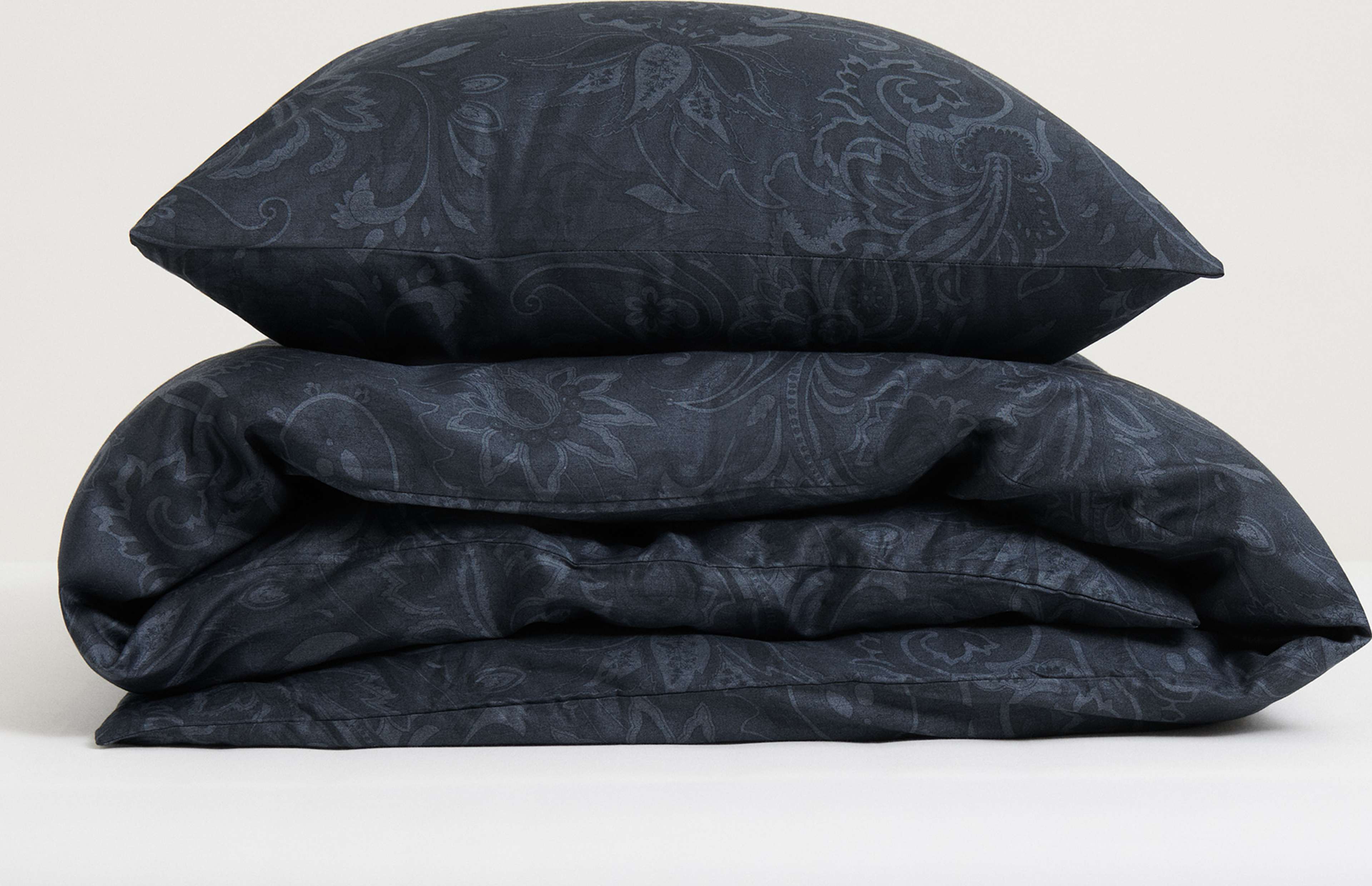 Bäddset Arkipelag Pattern Enkelt Navy 150x210cm Med 1st Örngott 50x60cm