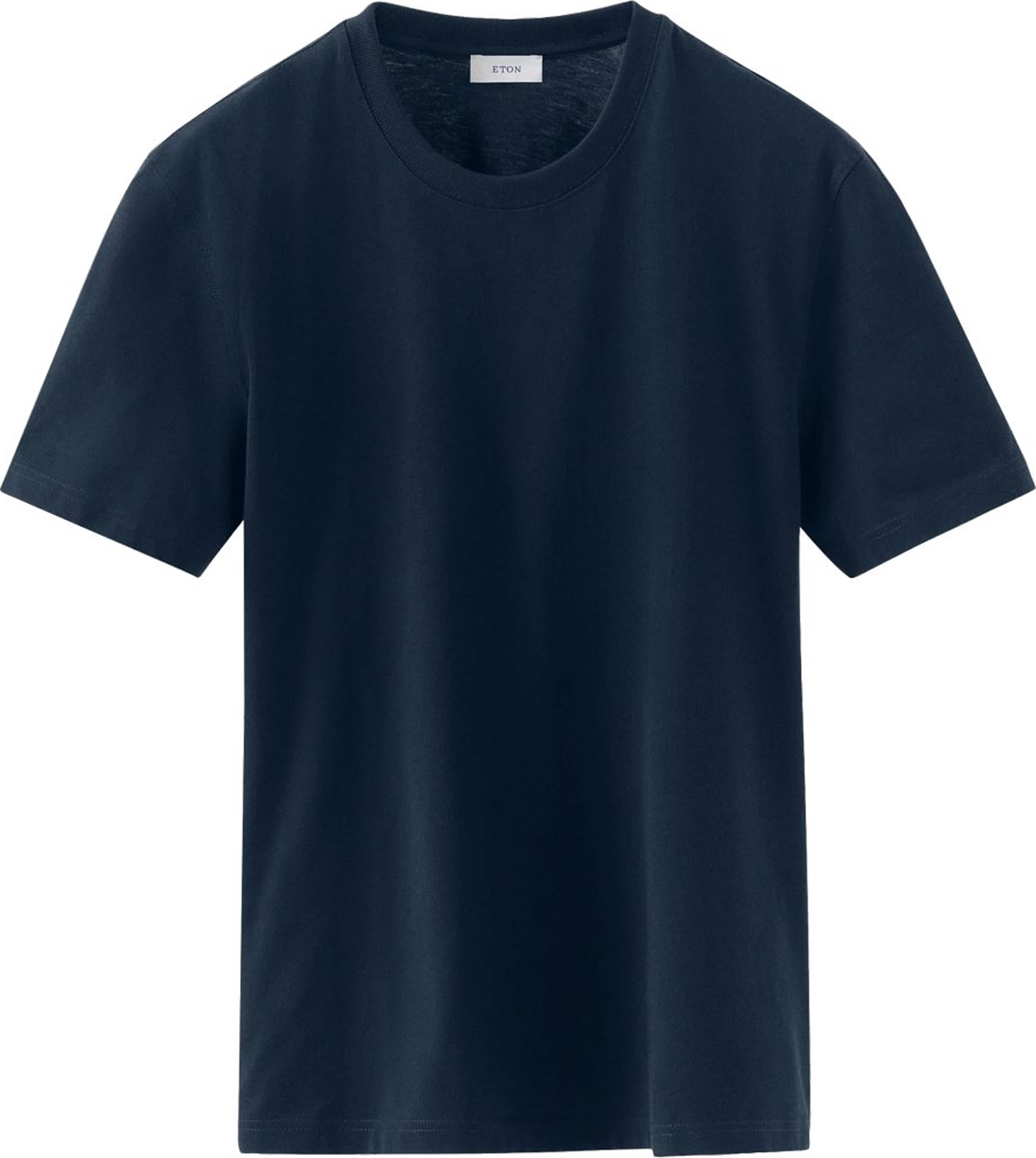 T-shirt I Single Jersey Supima-bomull, från Eton, i färgen navy blue.
