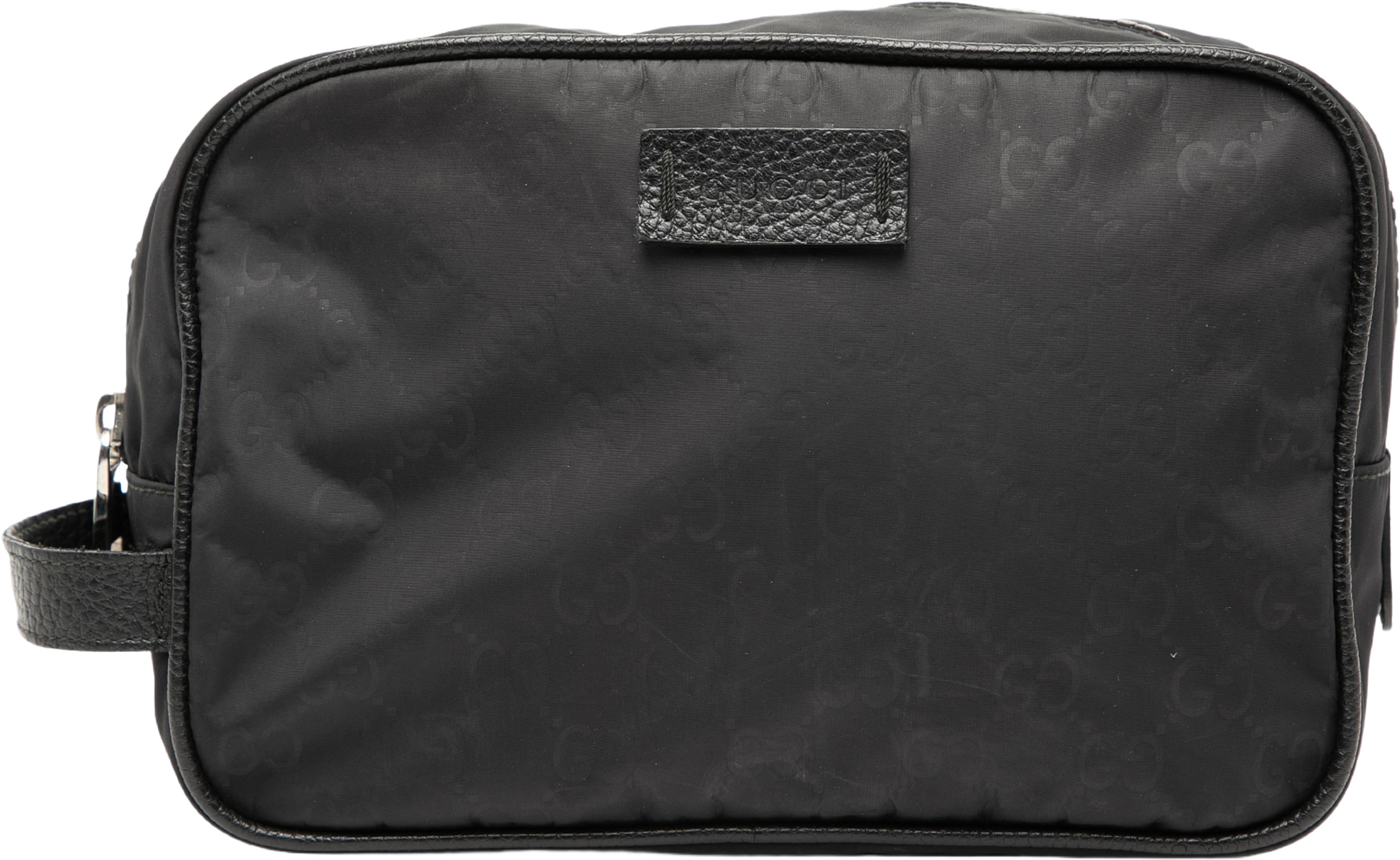 Gucci Gg Nylon Toiletry Pouch, från Luxclusif, i färgen black. Klicka för att öppna bilden i stort format