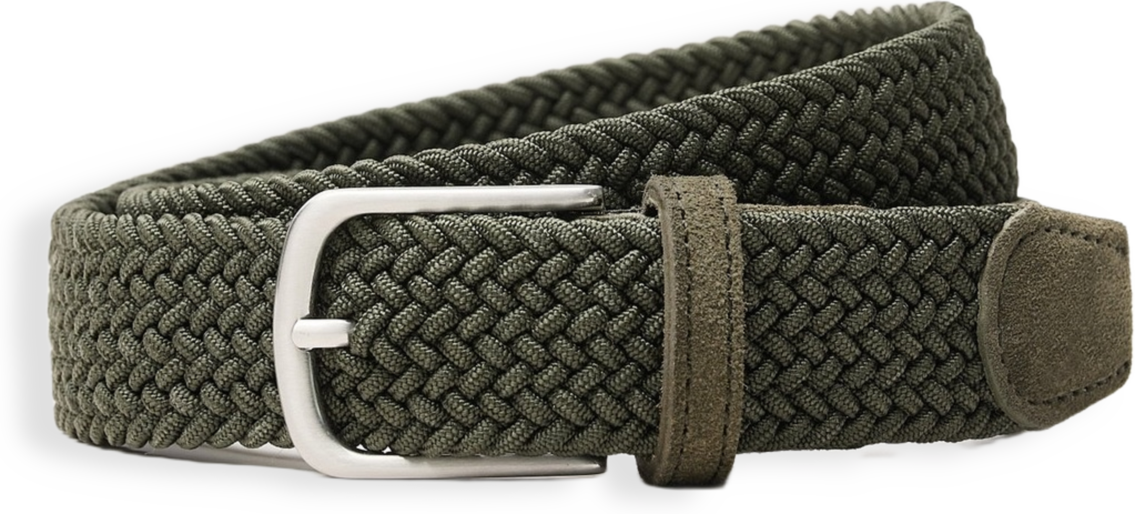 Green Braided Belt