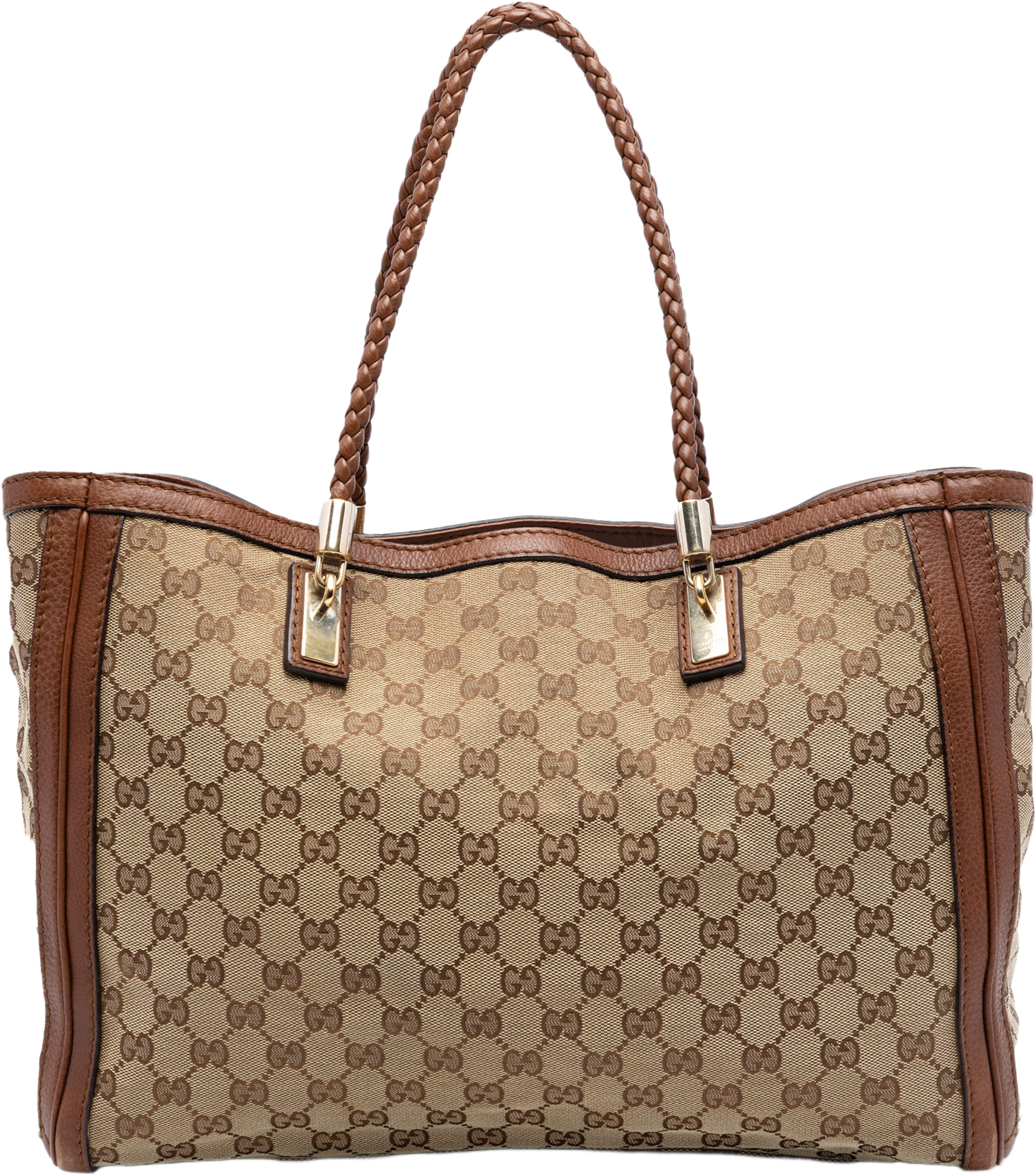 Gucci Medium Gg Canvas Bella Tote, från Luxclusif, i färgen beige. Klicka för att öppna bilden i stort format