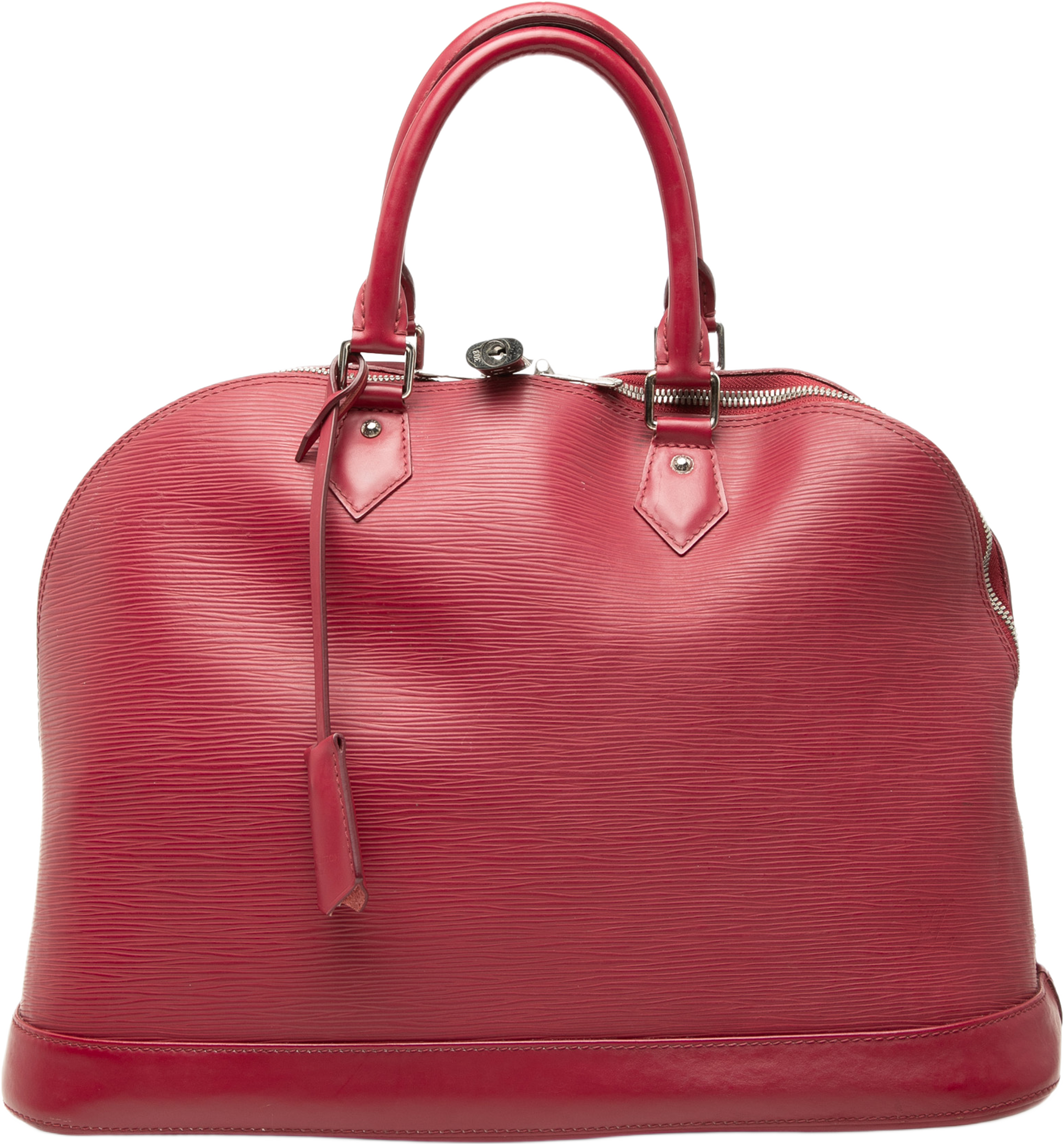 Louis Vuitton Epi Alma Gm, från Luxclusif, i färgen rosa. Klicka för att öppna bilden i stort format