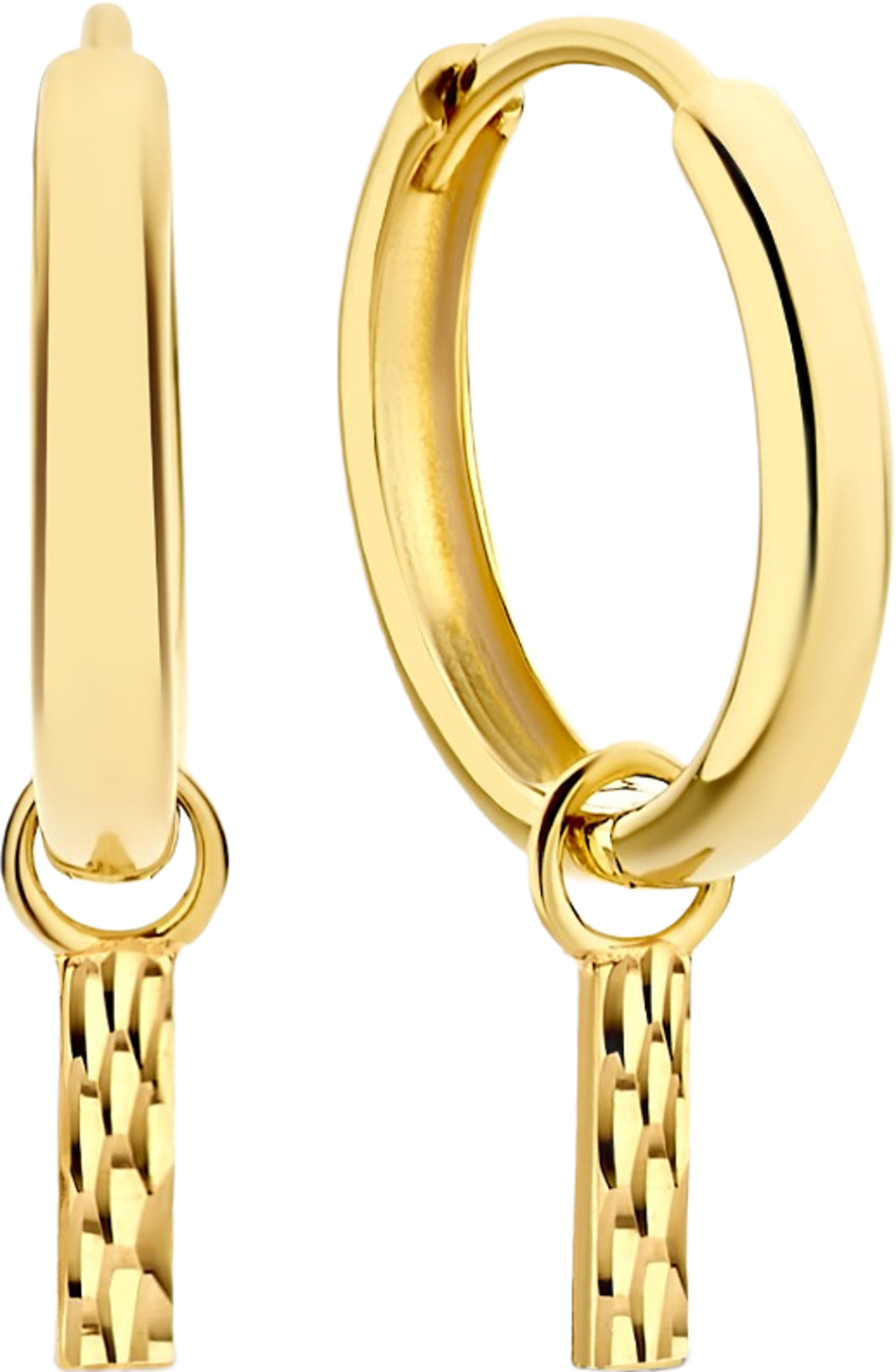 Rivoli 14 Karat Guld Creoler