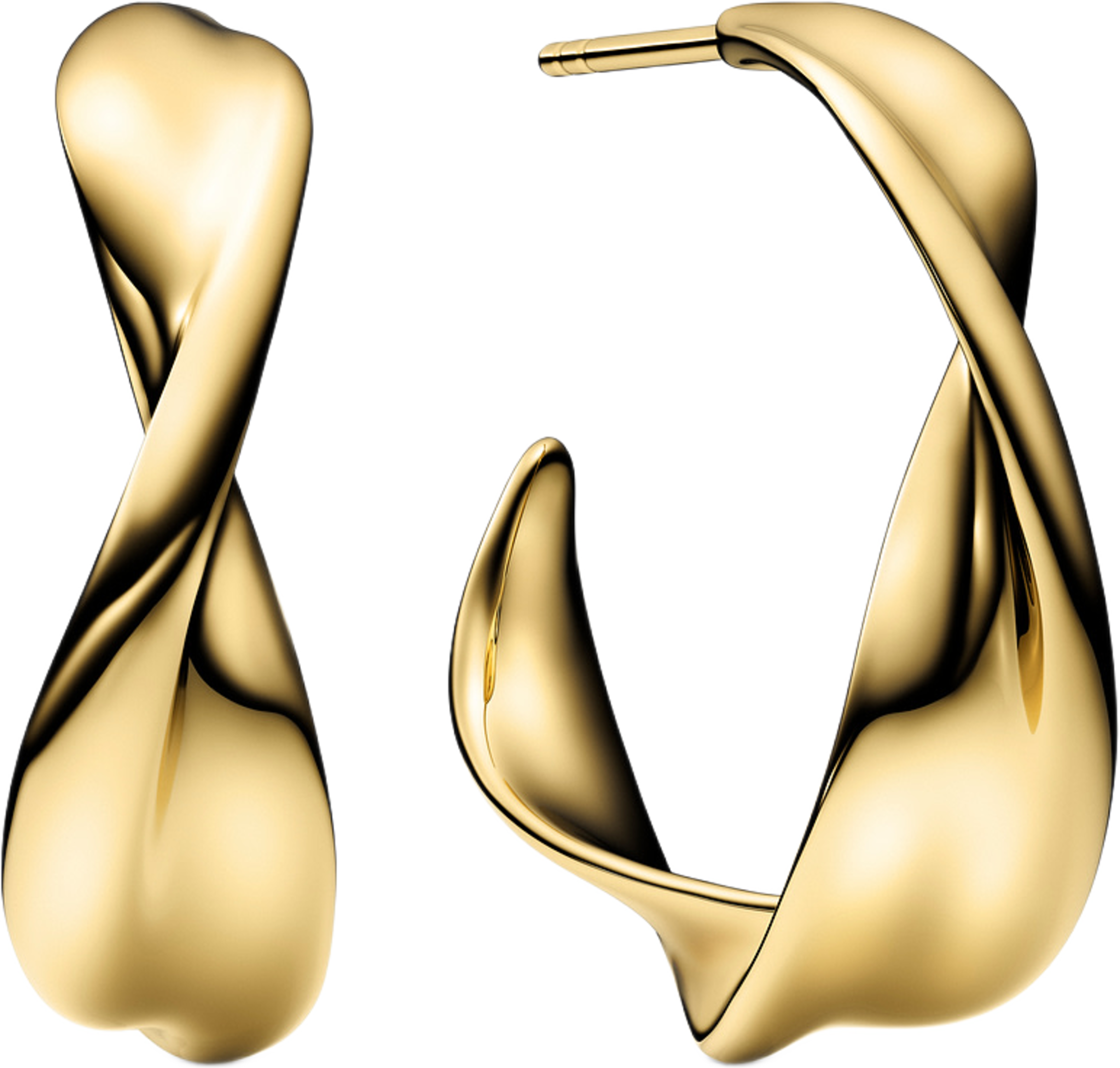 Örhängen Foglia, från Sif Jakobs Jewellery, i färgen 18k gold plated. Klicka för att öppna bilden i stort format