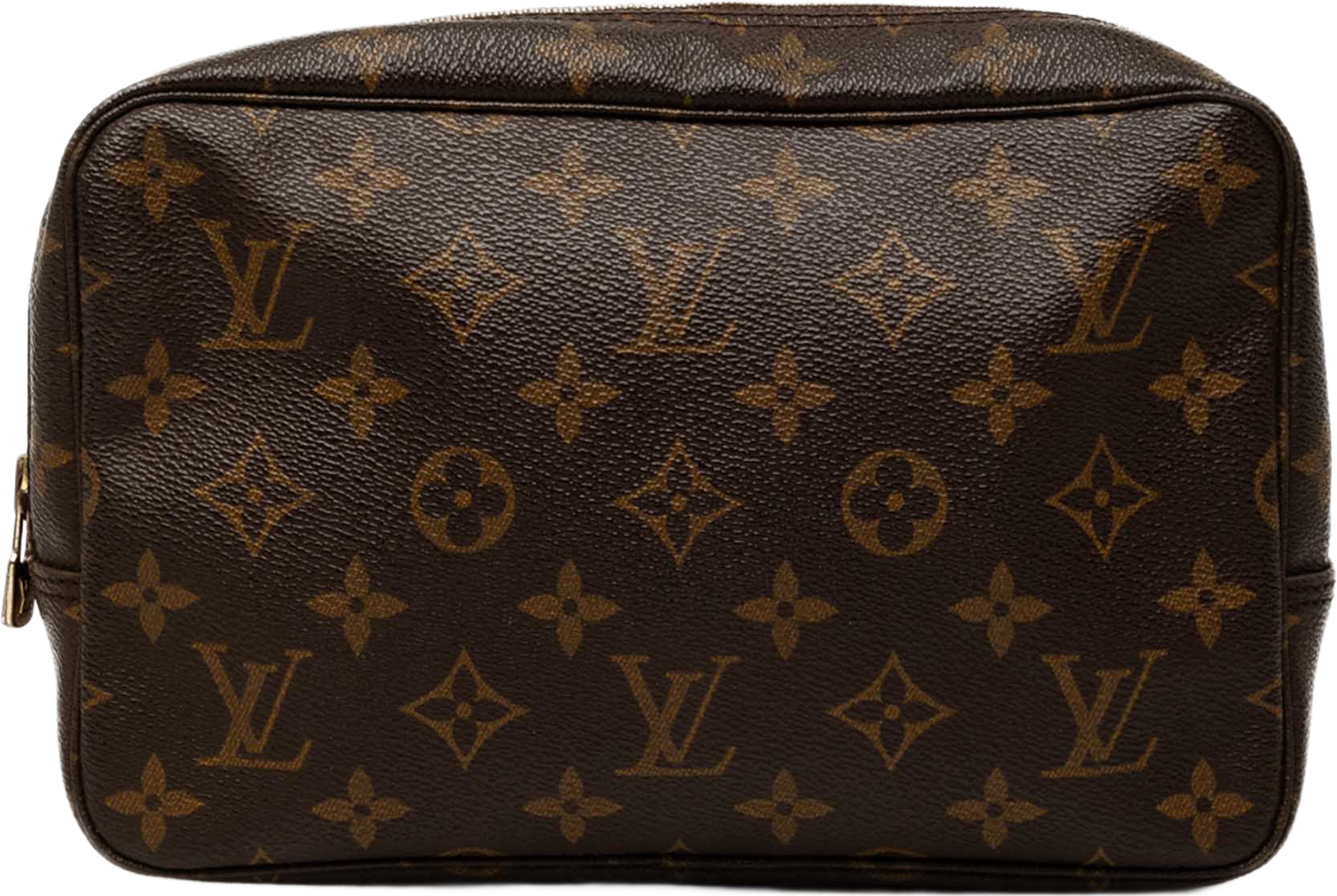 Louis Vuitton Monogram Trousse Toilette 23, från Luxclusif, i färgen brun. Klicka för att öppna bilden i stort format