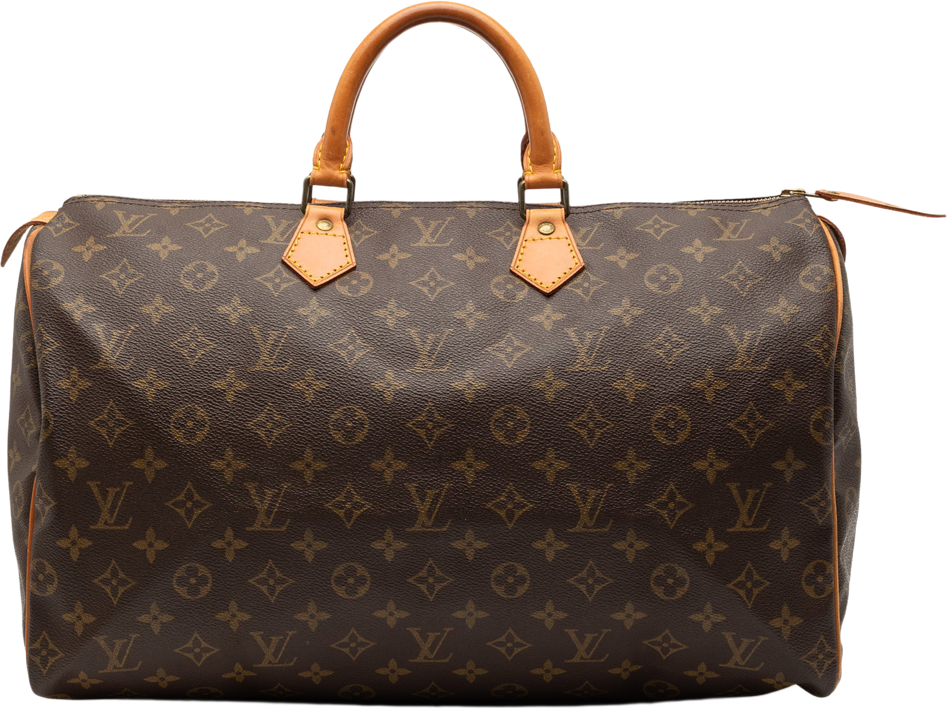 Louis Vuitton Monogram Speedy 40, från Luxclusif, i färgen brown. Klicka för att öppna bilden i stort format